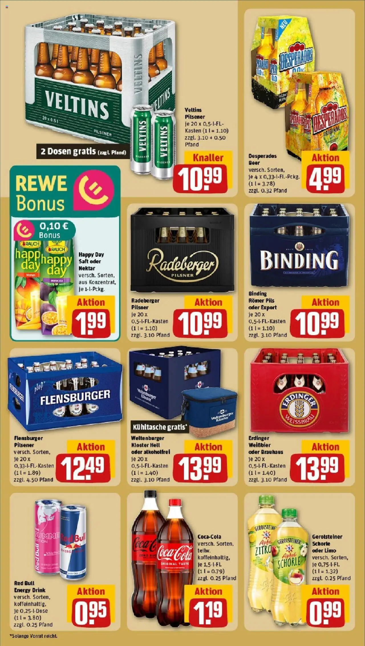 Rewe prospekt Dietzhölztal / Ewersbach	 - gültig ab dem 15.06.2025 | Seite: 14 | Produkte: Energy, Desperados, Saft, Gerolsteiner