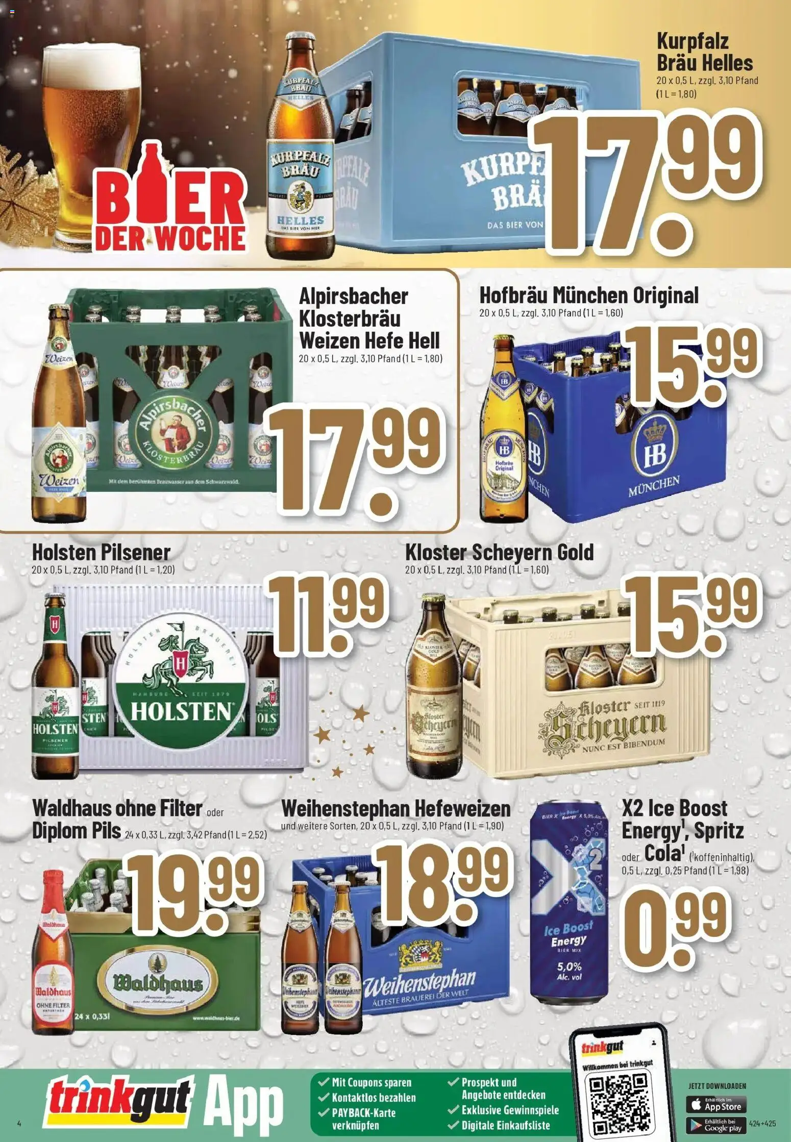 Trinkgut - trinkgut: Wochenangebote – gültig ab 01.12.2025 | Seite: 4 | Produkte: Energy, Bier, Pils, Holsten