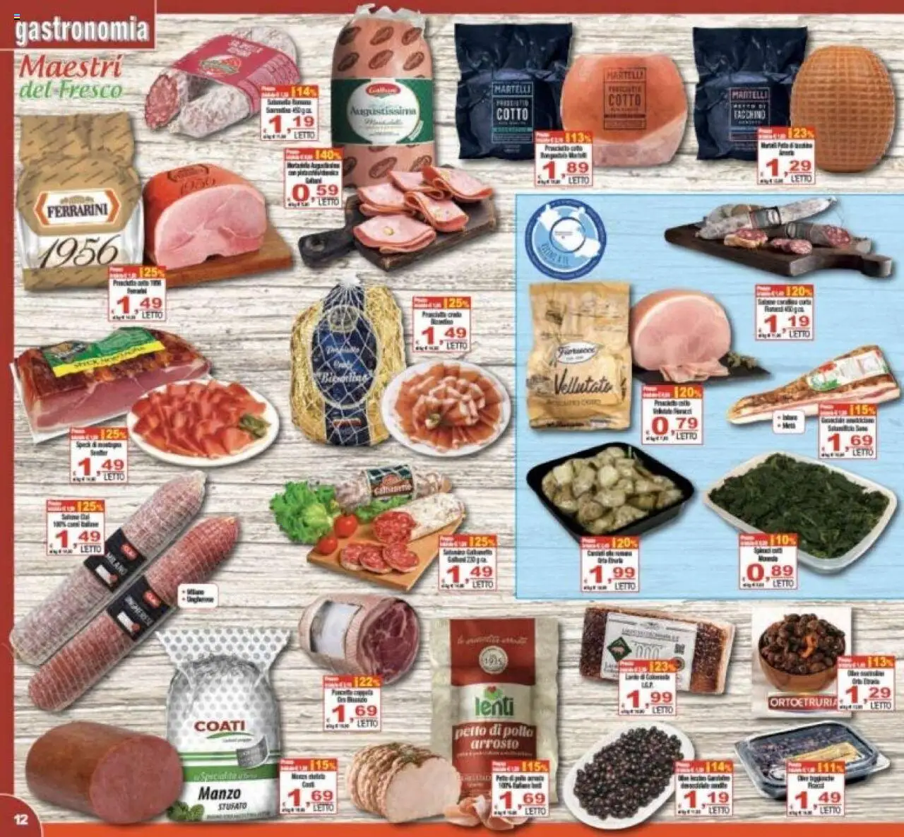 Volantino CTS del 26.10.2025 | Pagina: 12 | Prodotti: Petto di Pollo, Arrosto, Pollo, Letto