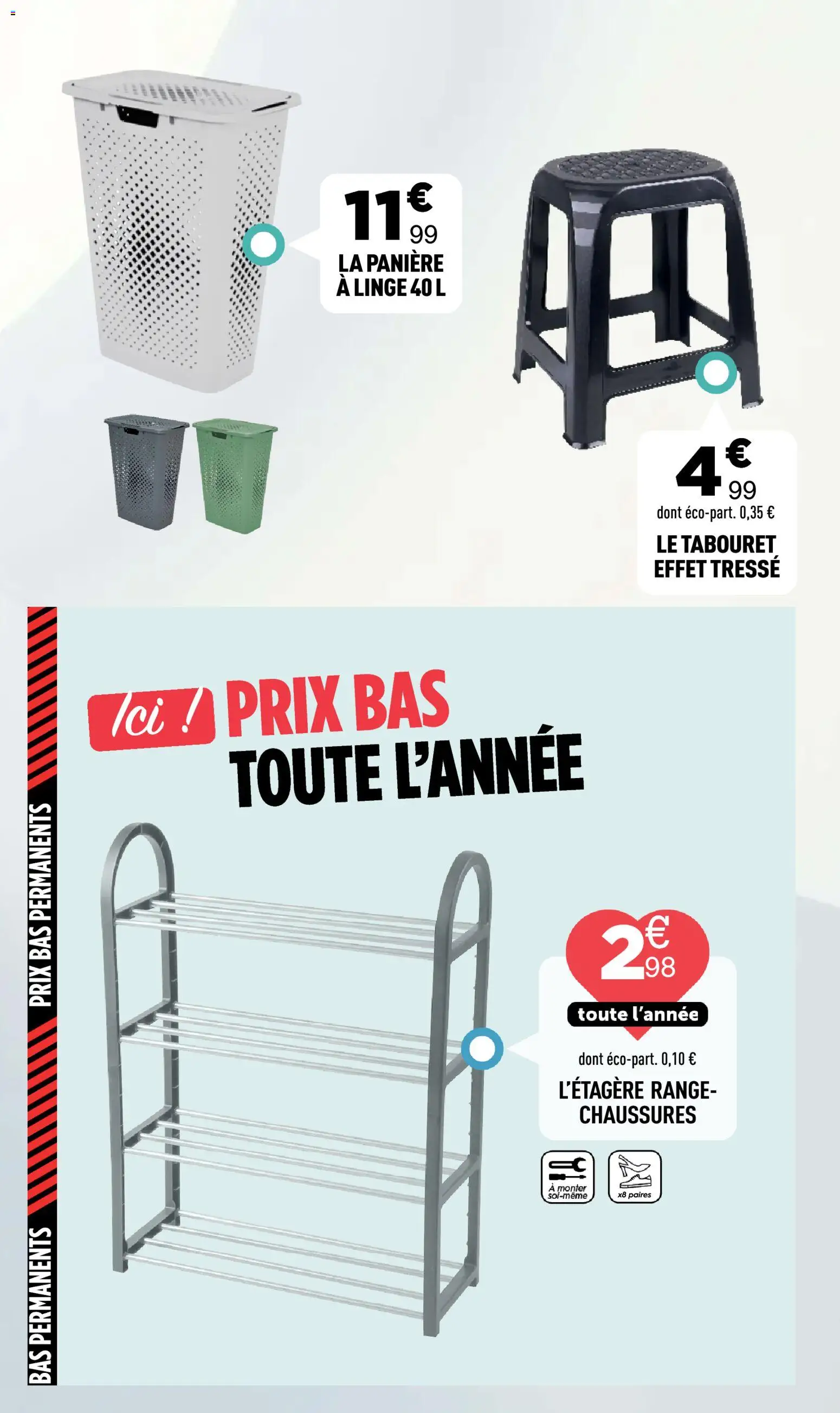 {H1} | Page: 36 | Produits: Le tabouret, Range chaussures