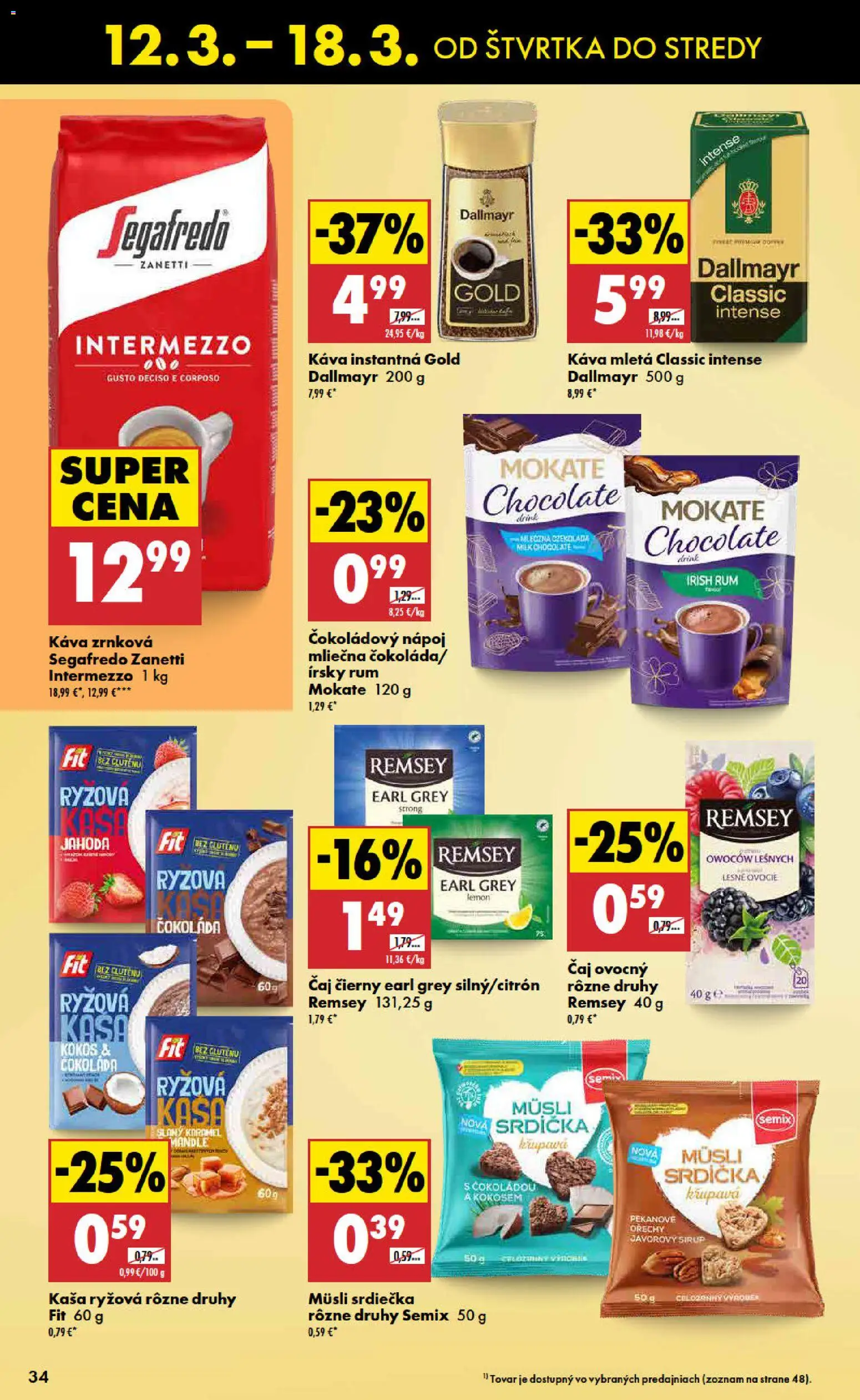 Nové Biedronka akcie – leták je platný od 12.03.2026 | Strana: 34 | Produkty: Čokoláda, Orechy, Rum, Ovocie