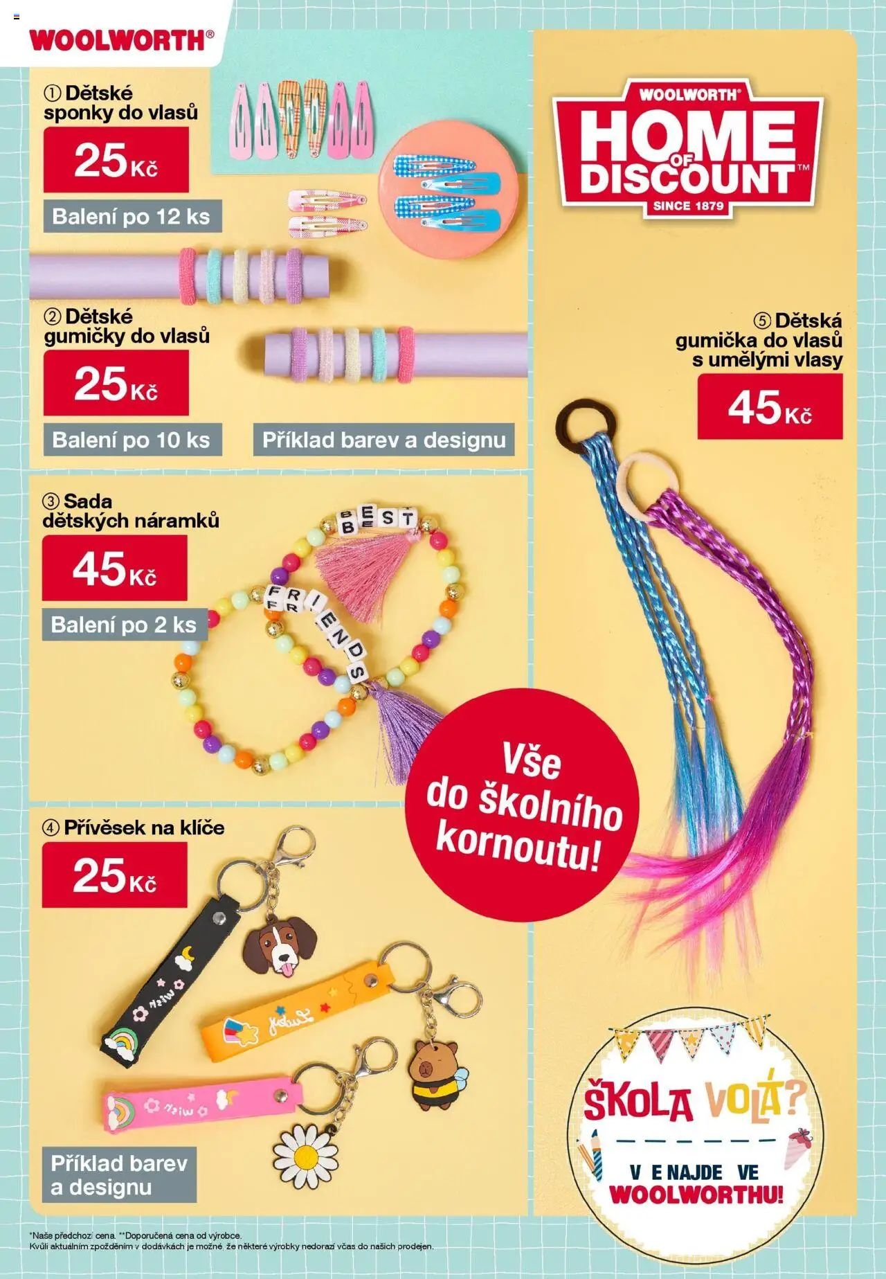 Woolworth leták od 22.08.2025 - akční nabídka | Strana: 2 | Produkty: Gumičky do vlasů