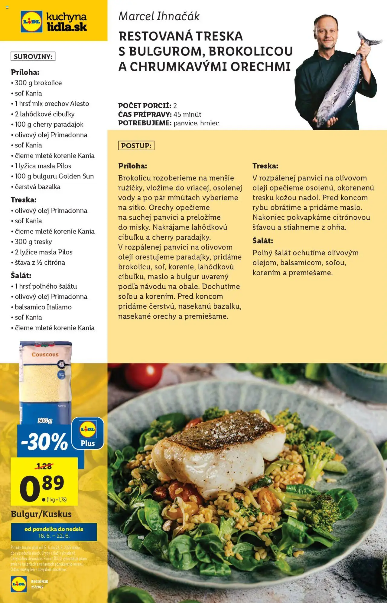 Lidl leták │ platný od 16.06.2025 | Strana: 98 | Produkty: Kuchyňa, Olivový olej, Soľ