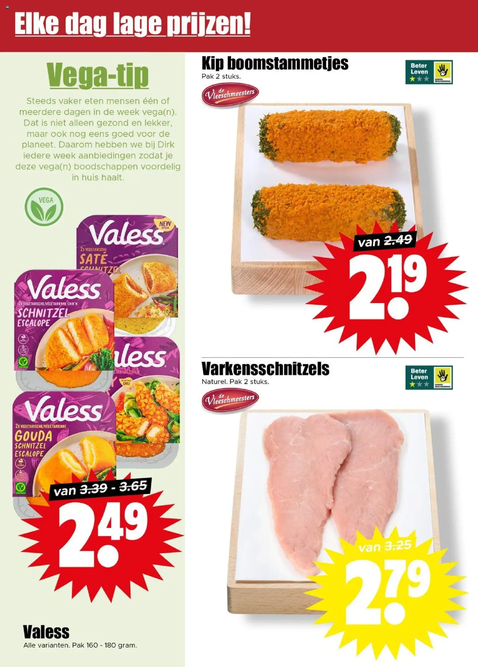 {H1} | Pagina: 6 | Producten: Schnitzel, Gouda, Kip