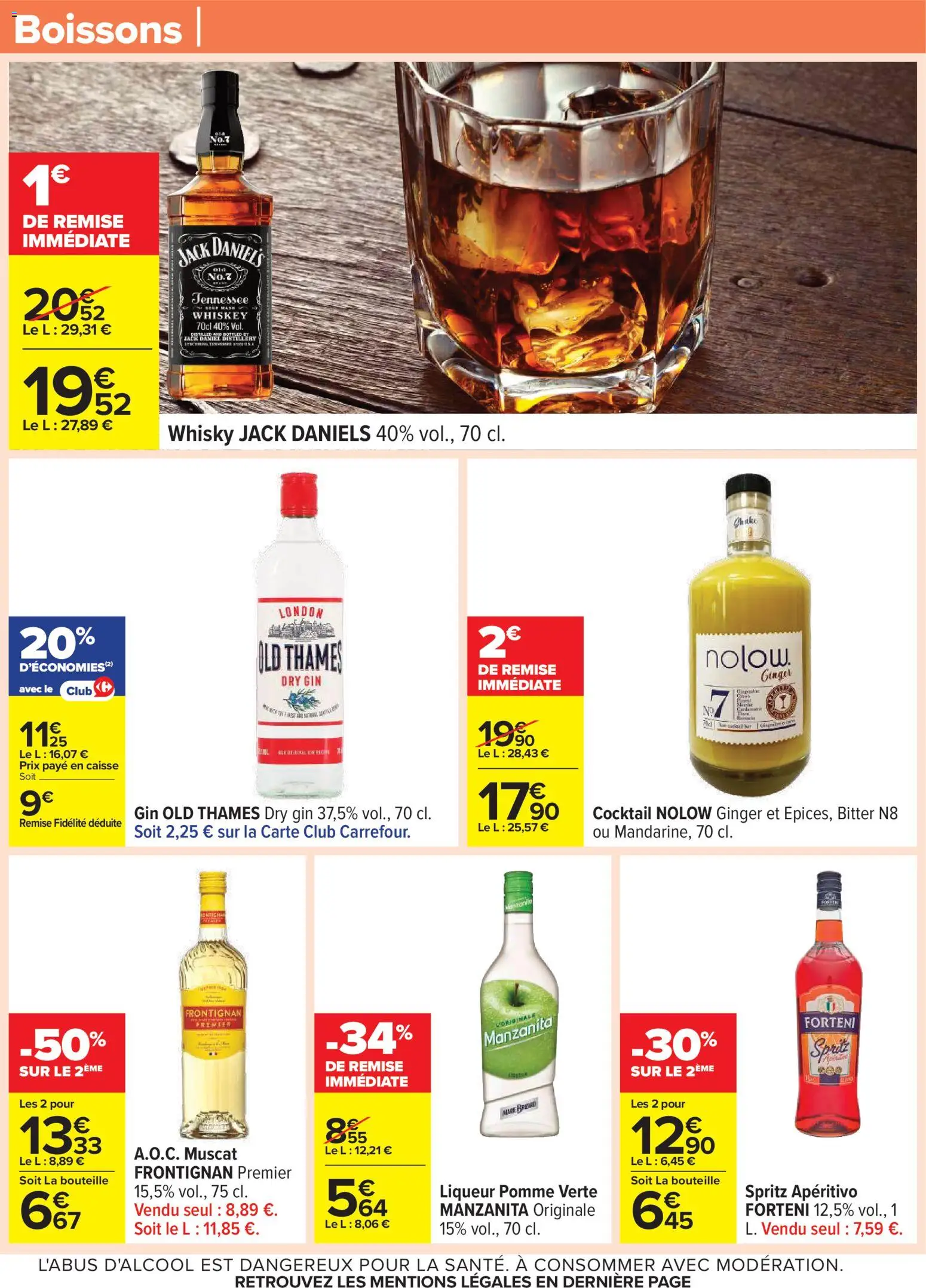 {H1} | Page: 55 | Produits: Whisky, Pomme, Liqueur, Gin