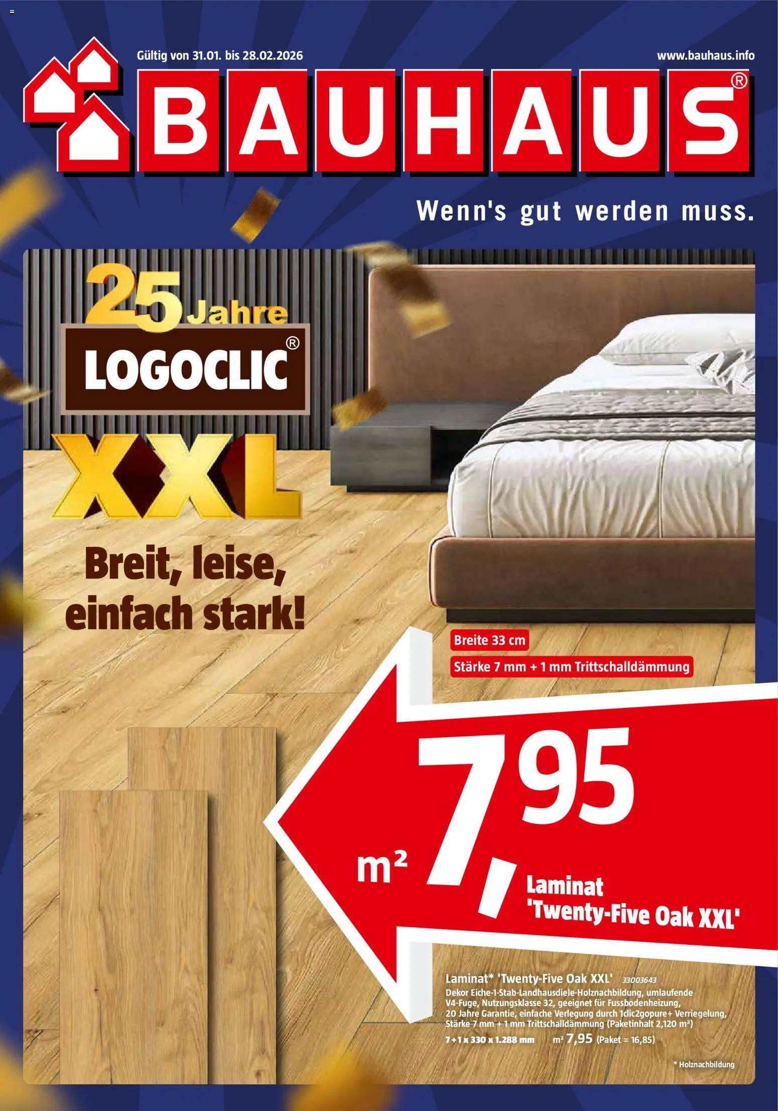 Bauhaus Prospekt 	 – gültig ab 31.01.2026 | Seite: 1