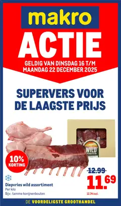 Makro - Actie - Voorbeeld van een folder van Makro, geldig van 16.12.2025