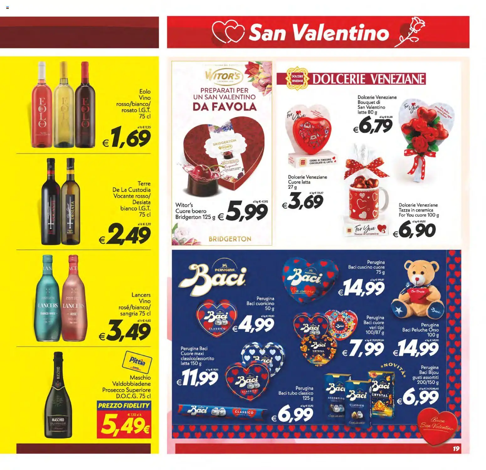 Volantino SuperConveniente del 03.02.2026 | Pagina: 19 | Prodotti: Cioccolato, Prosecco, Latte, Vino