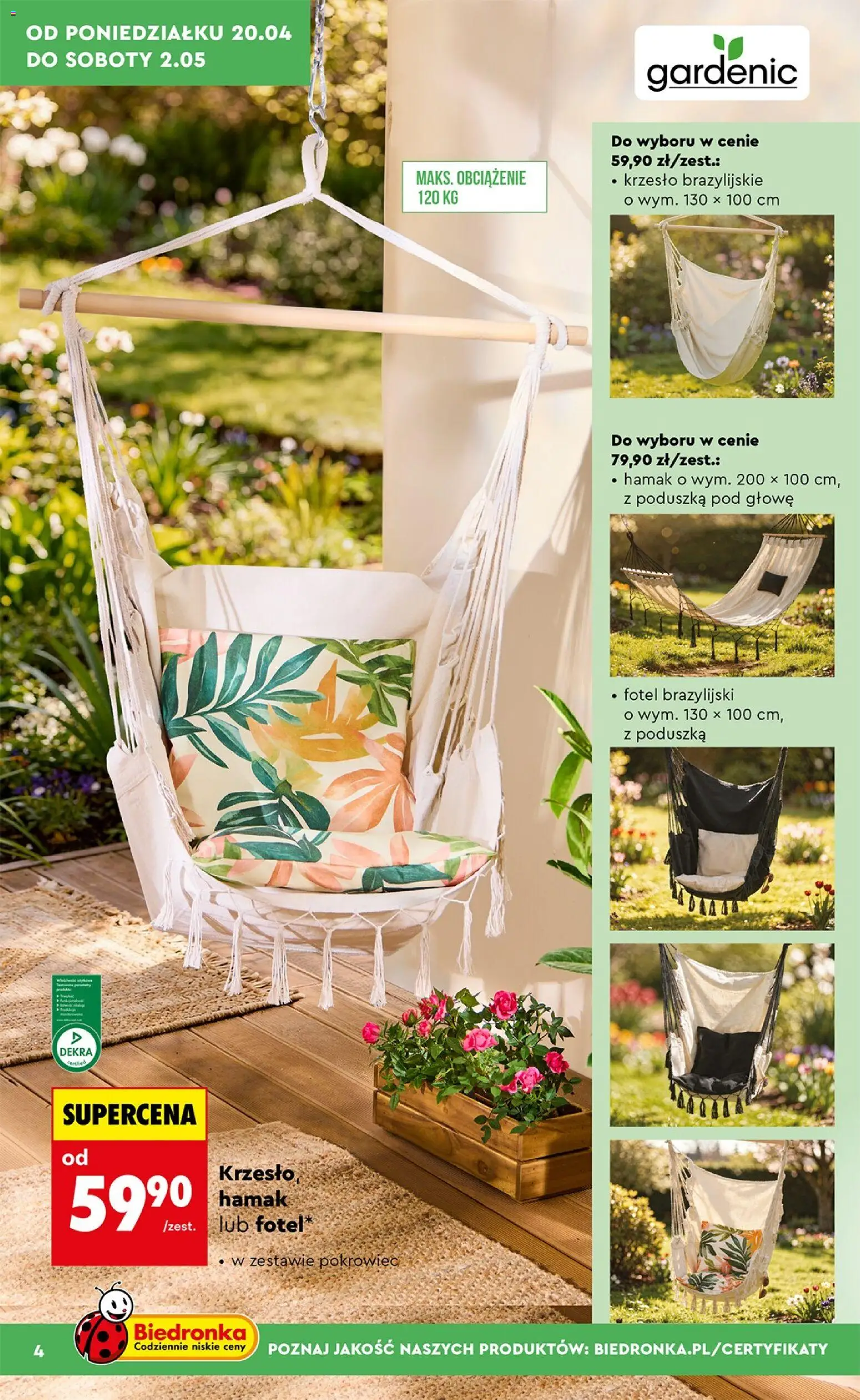 Biedronka Polsko leták - Ogród od 20.04.2026 | Strana: 4