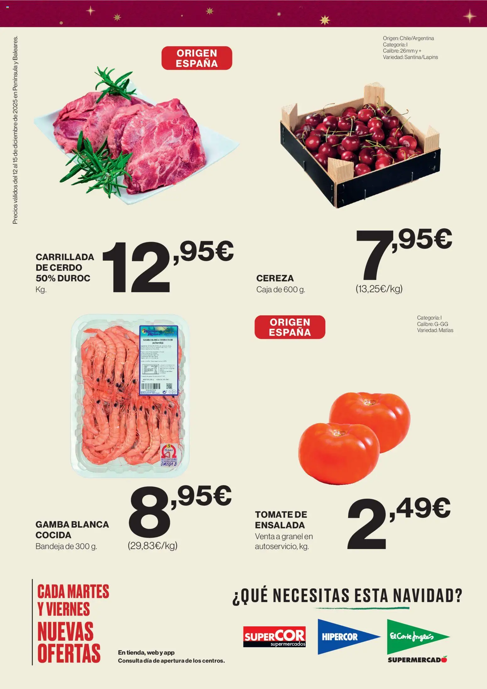 Supercor Península y Baleares │ válido desde el 12.12.2025 | Página: 2 | Productos: Δοχείο φοντί, Ensalada, Bandeja, Caja