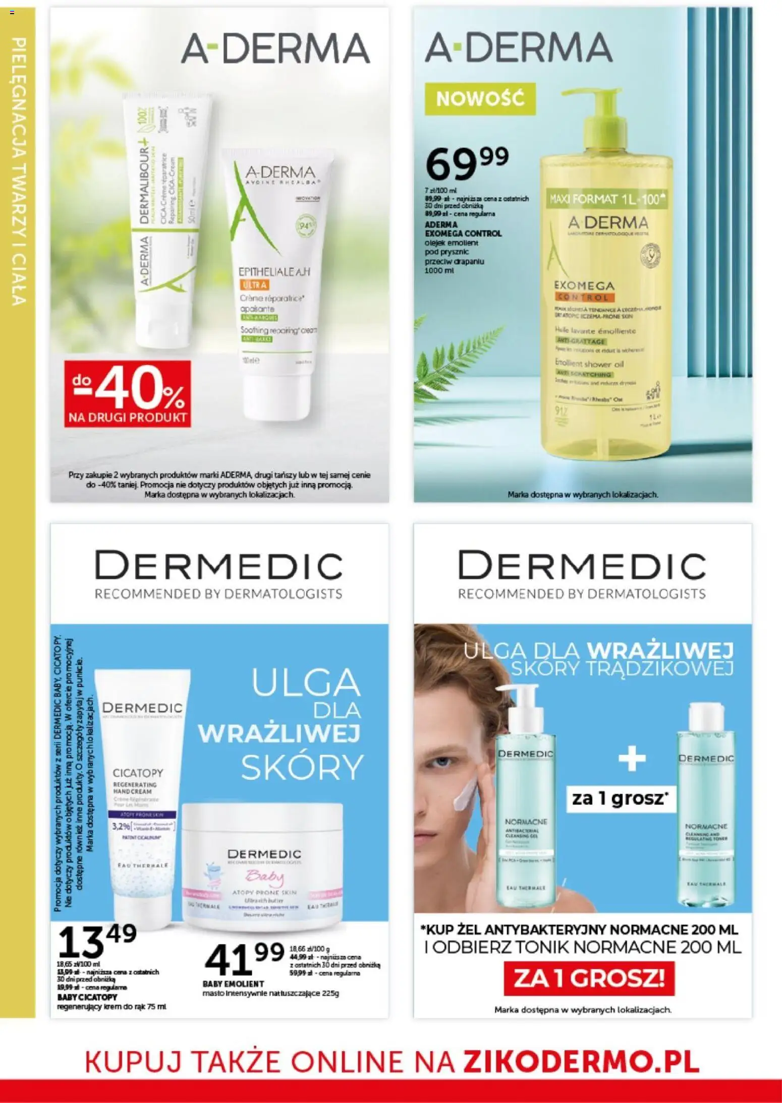 Ziko Gazetka od 29.12.2025 | Strona: 14 | Produkty: Żel antybakteryjny, Prysznic, Krem do rąk, Krem
