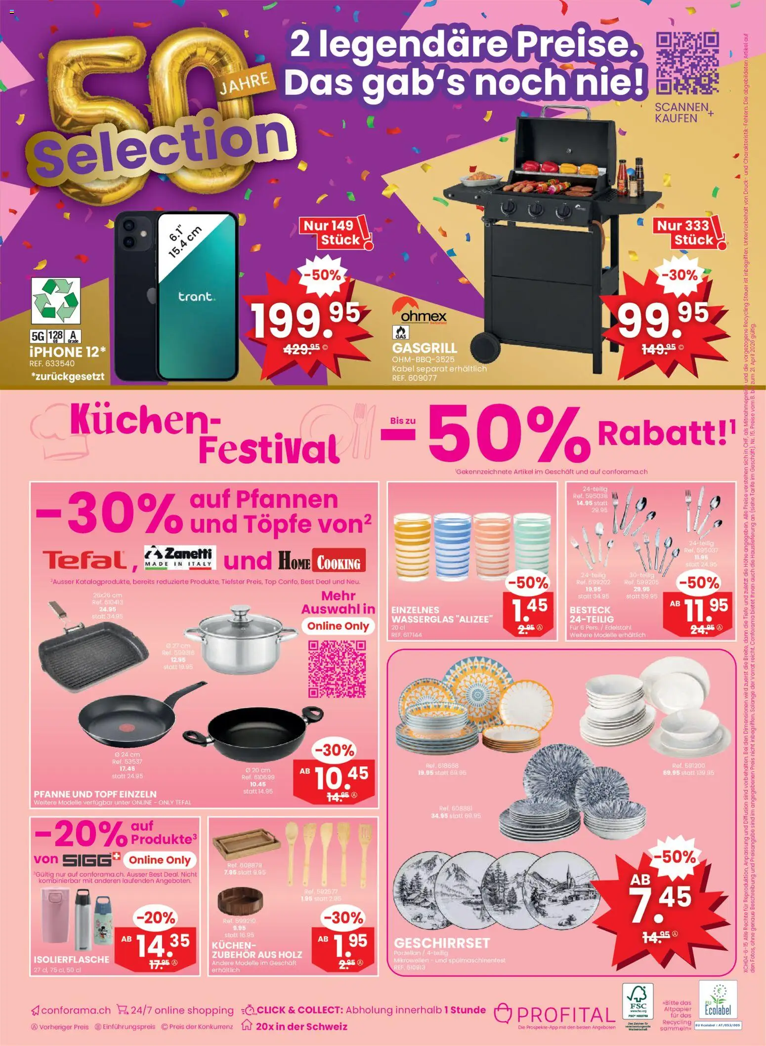 Conforama aktionen – gültig ab 08.04.2026 | Seite: 16 | Produkte: Top, Kabel, Iphone