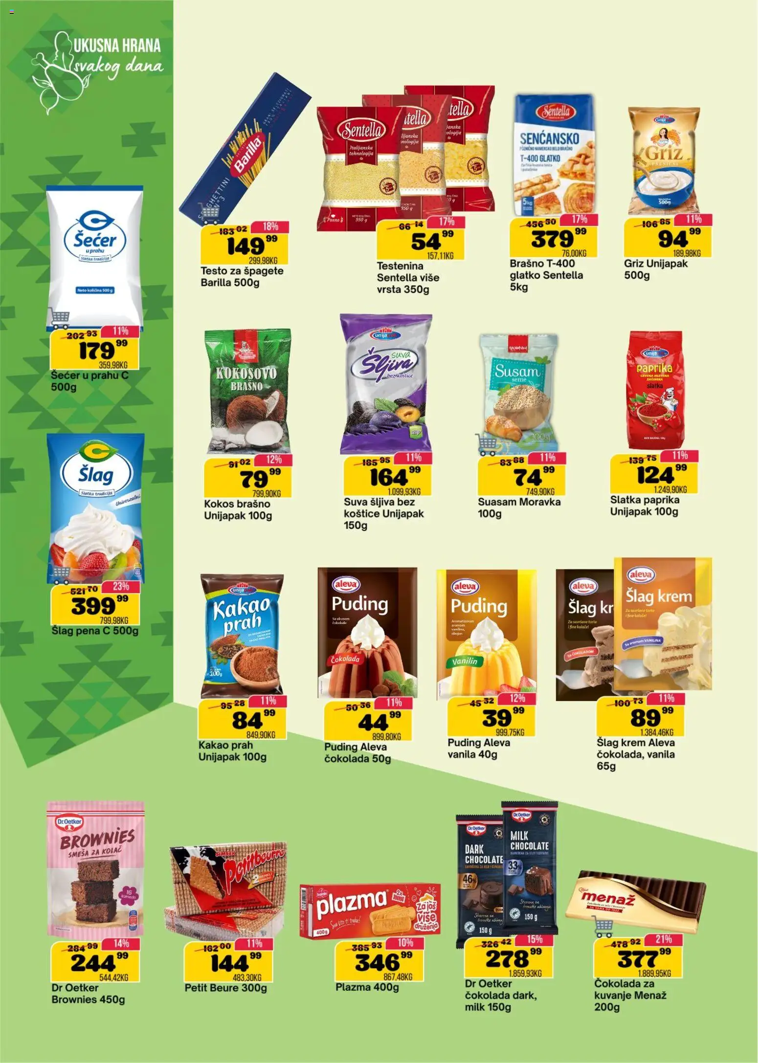 Senta Promet katalog - važi od 11.03.2026 | Strana: 10 | Proizvode: Puding, Plazma, Šlag krem, Šećer u prahu