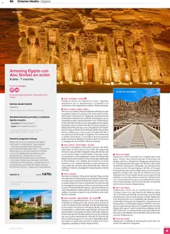 Vista previa Viajes El Corte Inglés Africa y Oriente Medio válido desde el 01.01.2026 | Página: 86