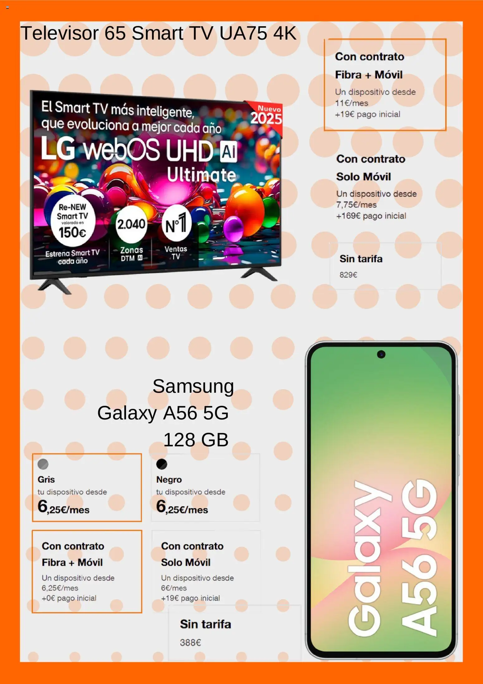 Orange ofertas │ válido desde el 25.10.2025 | Página: 6 | Productos: Televisor
