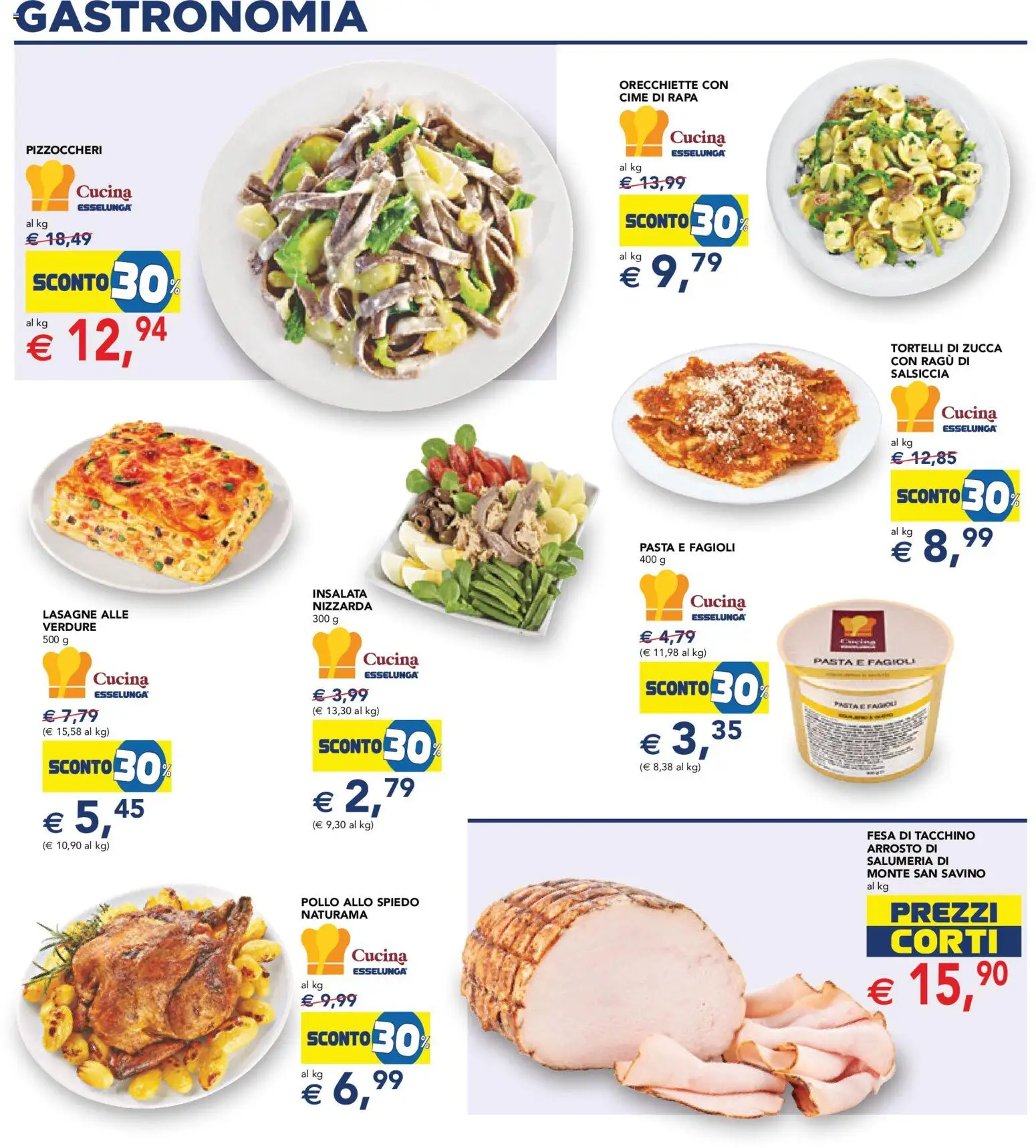 Volantino Esselunga S del 15.01.2026 | Pagina: 19 | Prodotti: Insalata, Tacchino, Zucca, Ragú