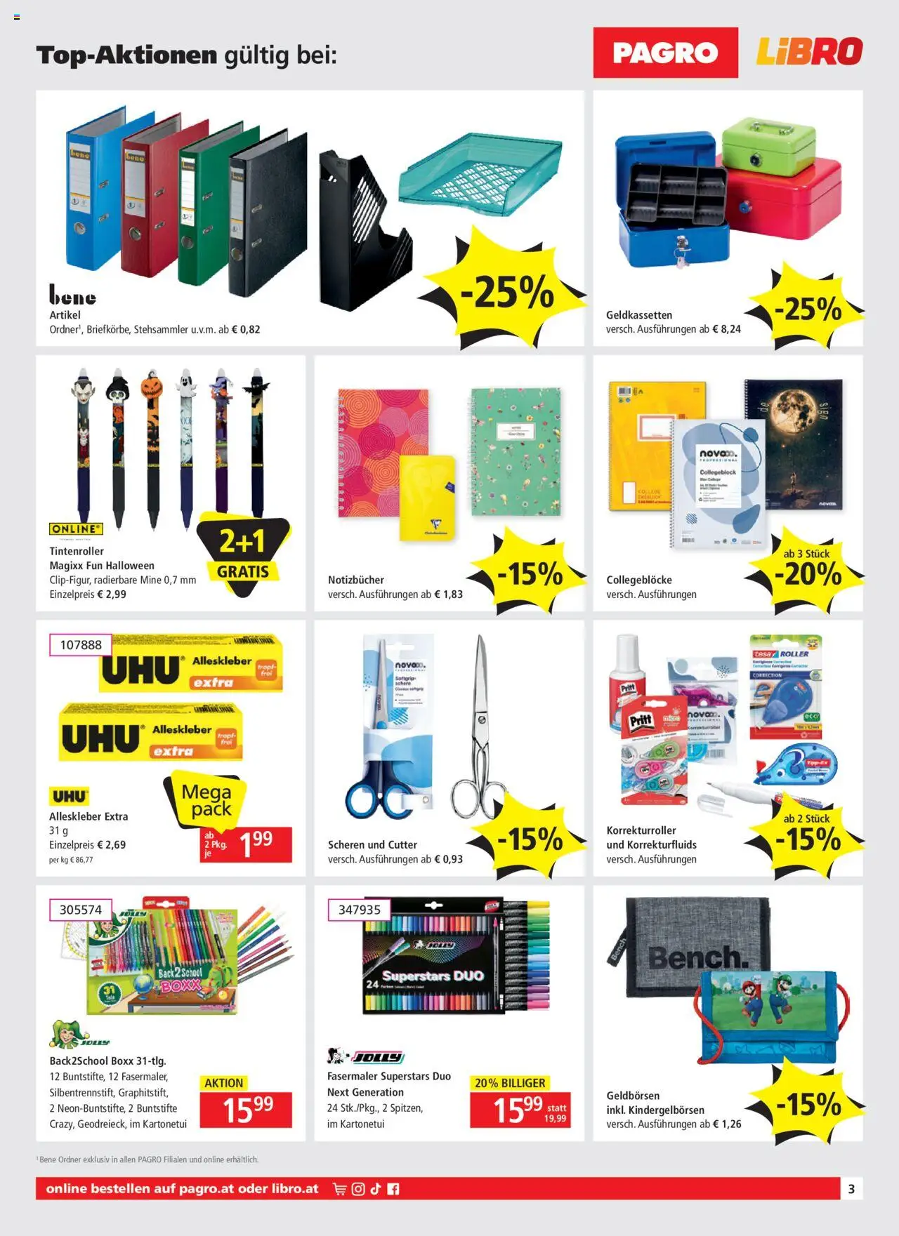 Pagro-Diskont  Flugblatt gültig ab 16.10.2025 | Seite: 3 | Produkte: Cutter