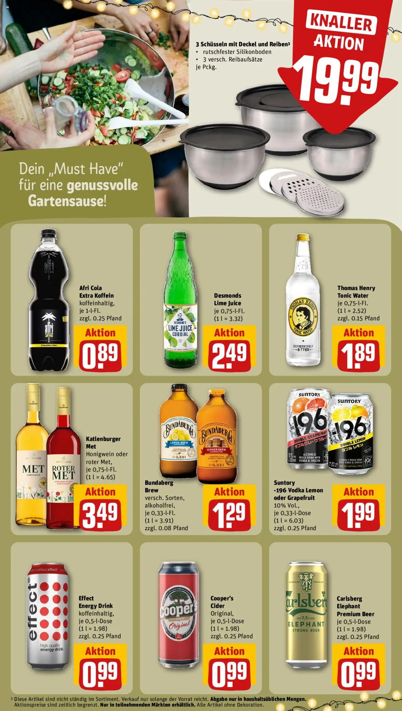 Rewe Prospekt 	 - gültig ab dem 16.06.2025 | Seite: 17 | Produkte: Cola, Energy, Grapefruit, Vodka