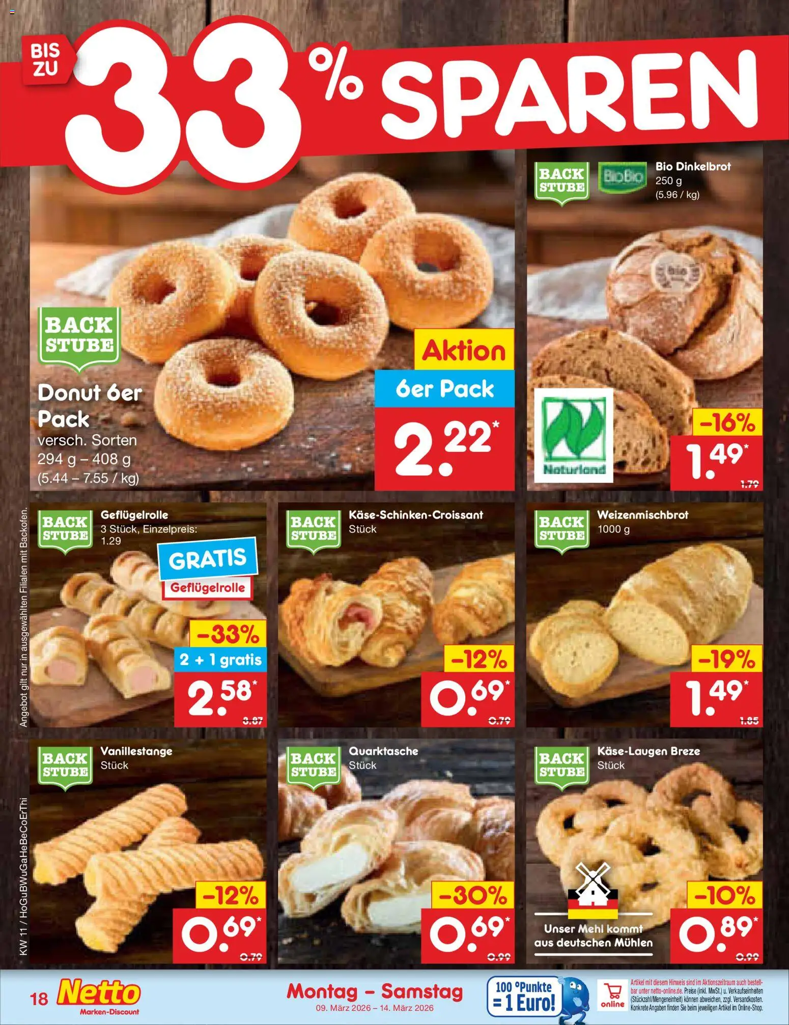 Netto Marken-Discount Prospekt 	 – gültig ab 09.03.2026 | Seite: 24 | Produkte: Mehl