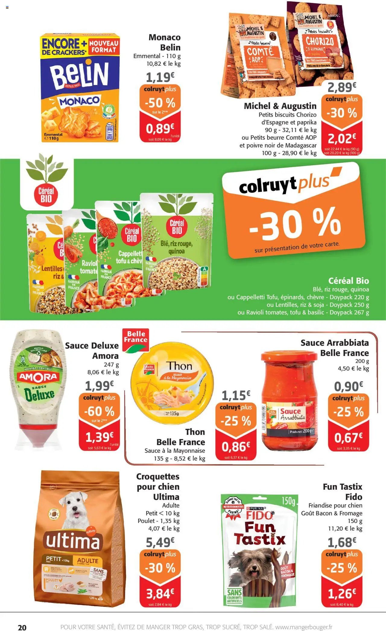  | Page: 20 | Produits: Chorizo, Crackers, Poivre, Mayonnaise