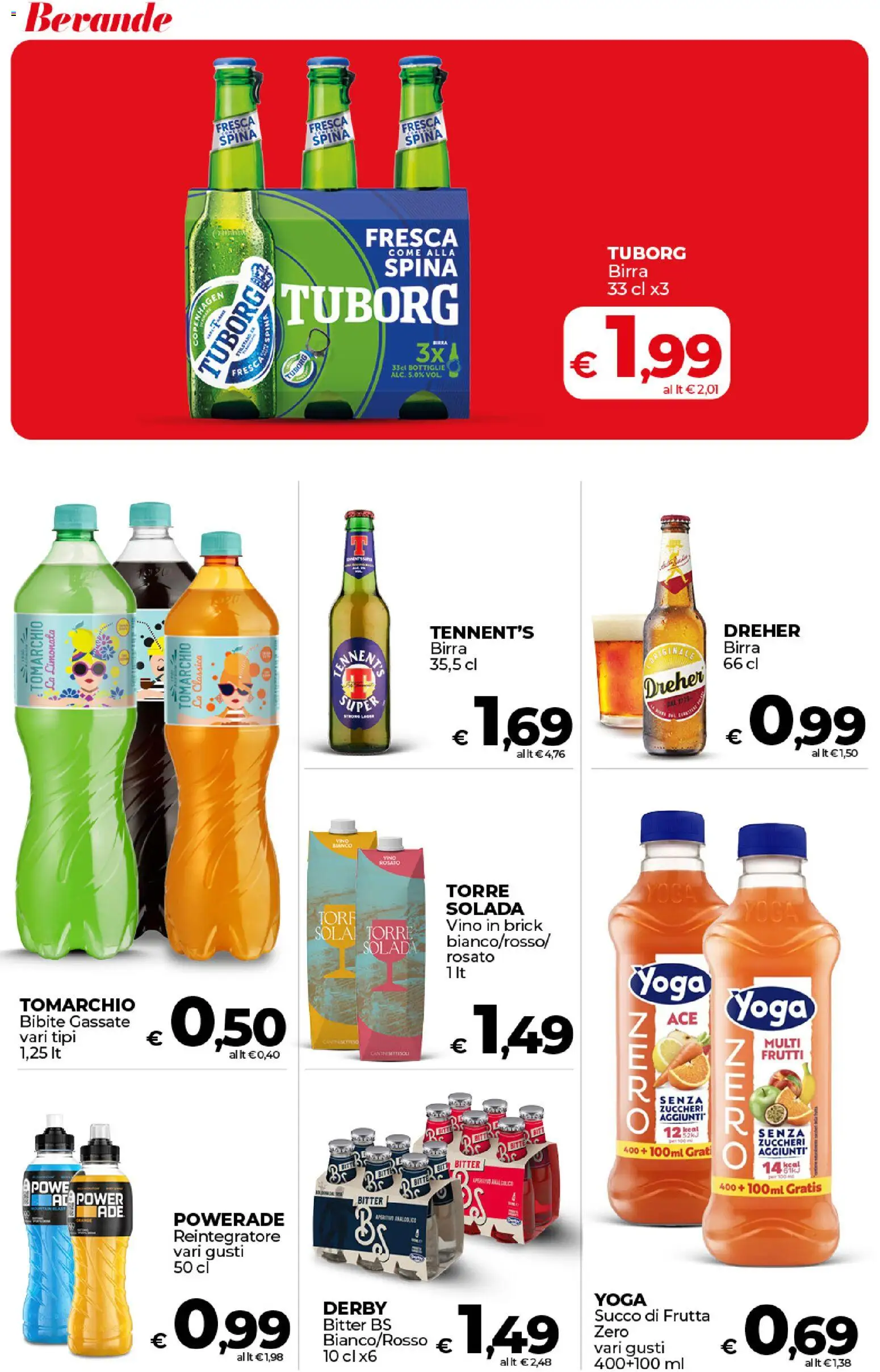 Volantino COOP del 17.01.2026 | Pagina: 32 | Prodotti: Tennent's, Succo, Frutta, Succo di frutta