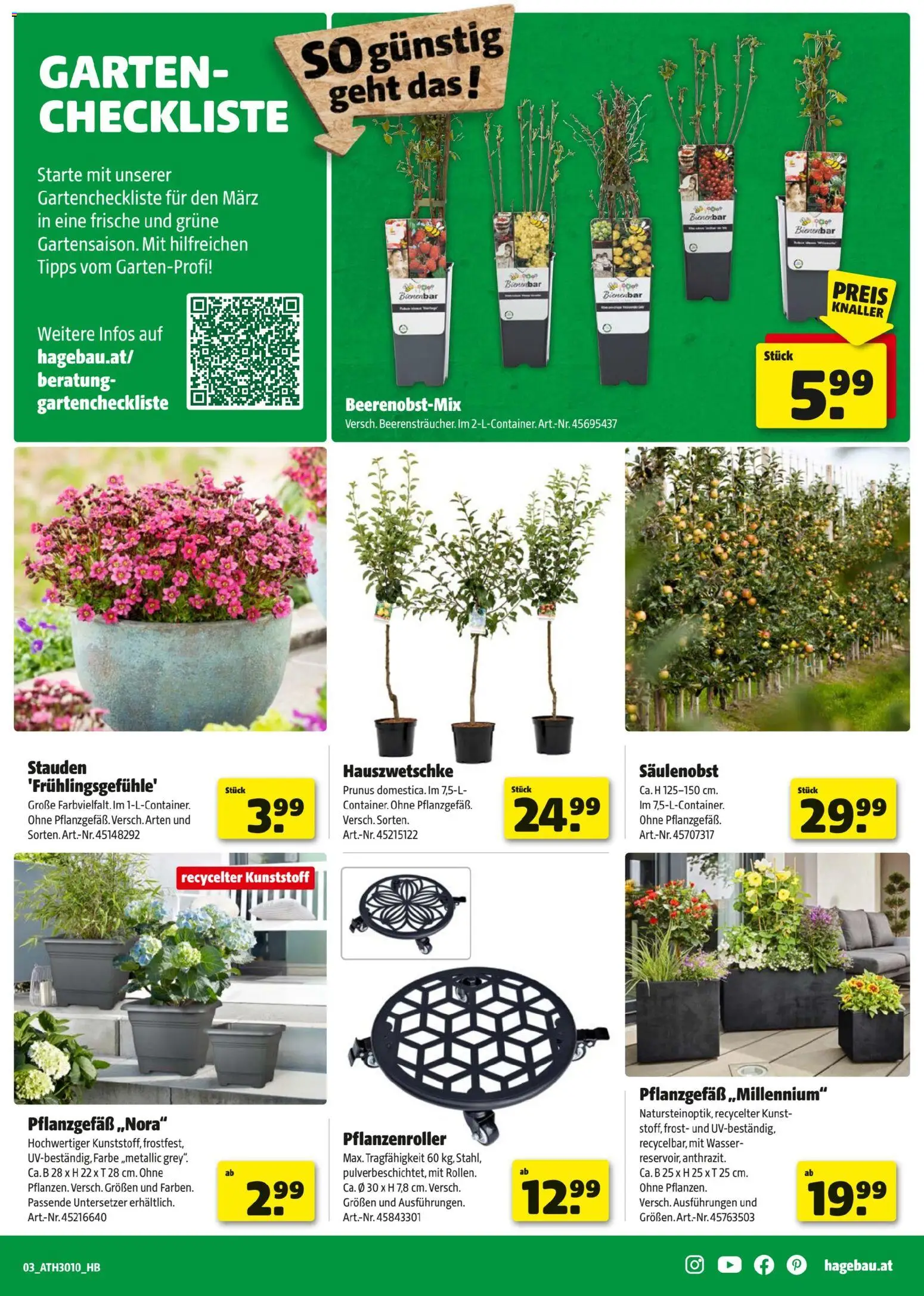 Hagebau Flugblatt gültig ab 24.02.2026 | Seite: 3 | Produkte: Wasser