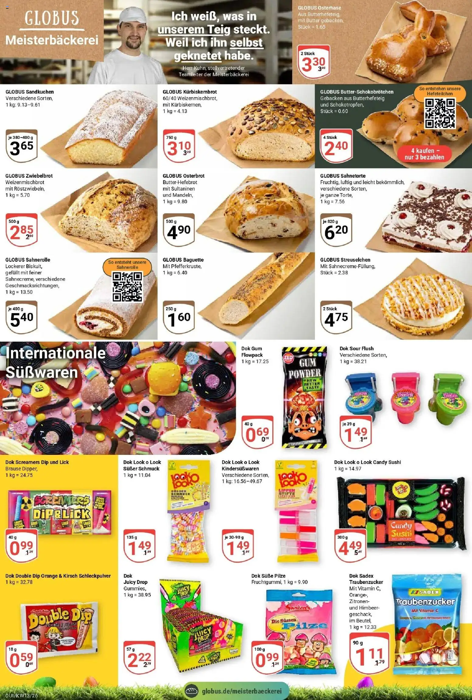 Globus prospekt Duisburg	 – gültig ab 23.03.2026 | Seite: 7 | Produkte: Butter, Baguette, Zitronen