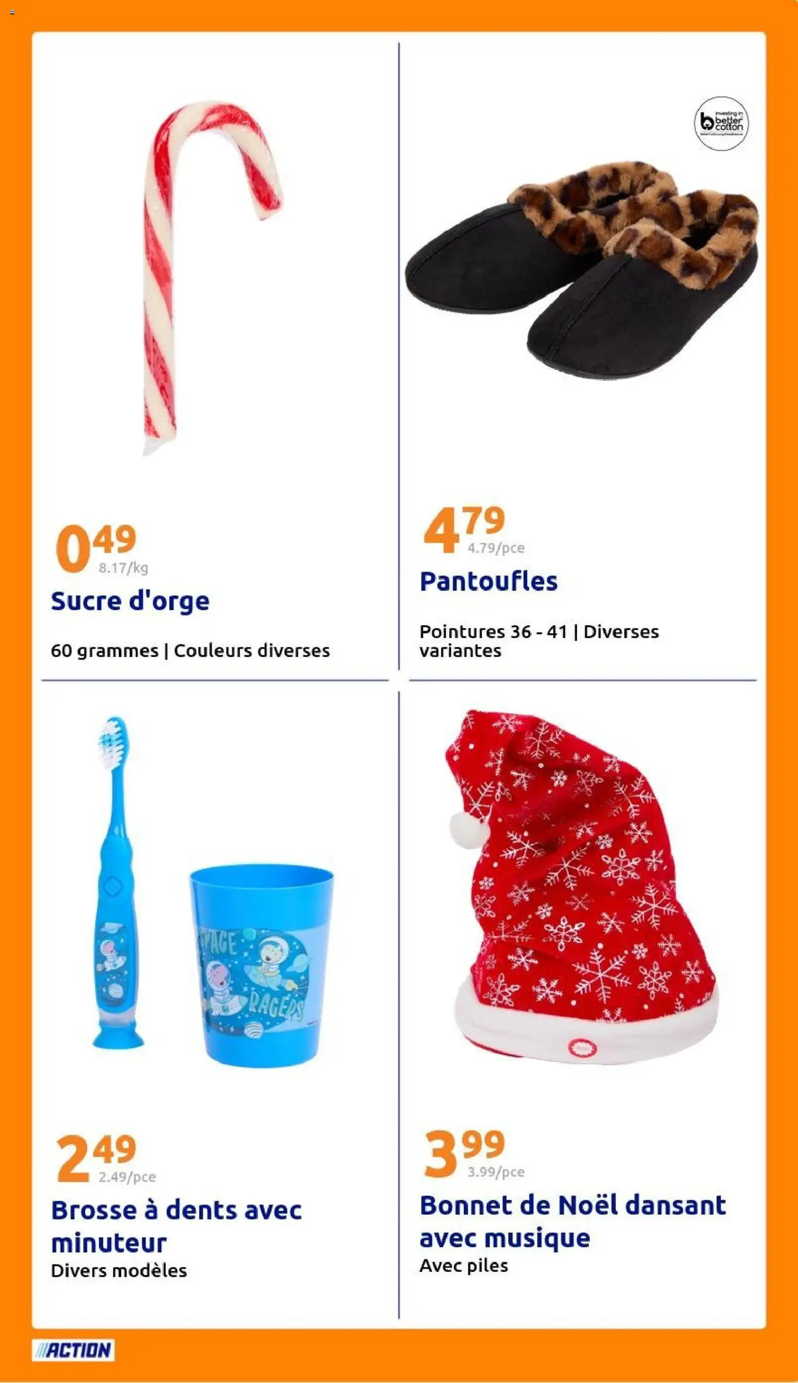 {H1} | Page: 25 | Produits: Sucre, Brosse, Brosse à dents, Piles