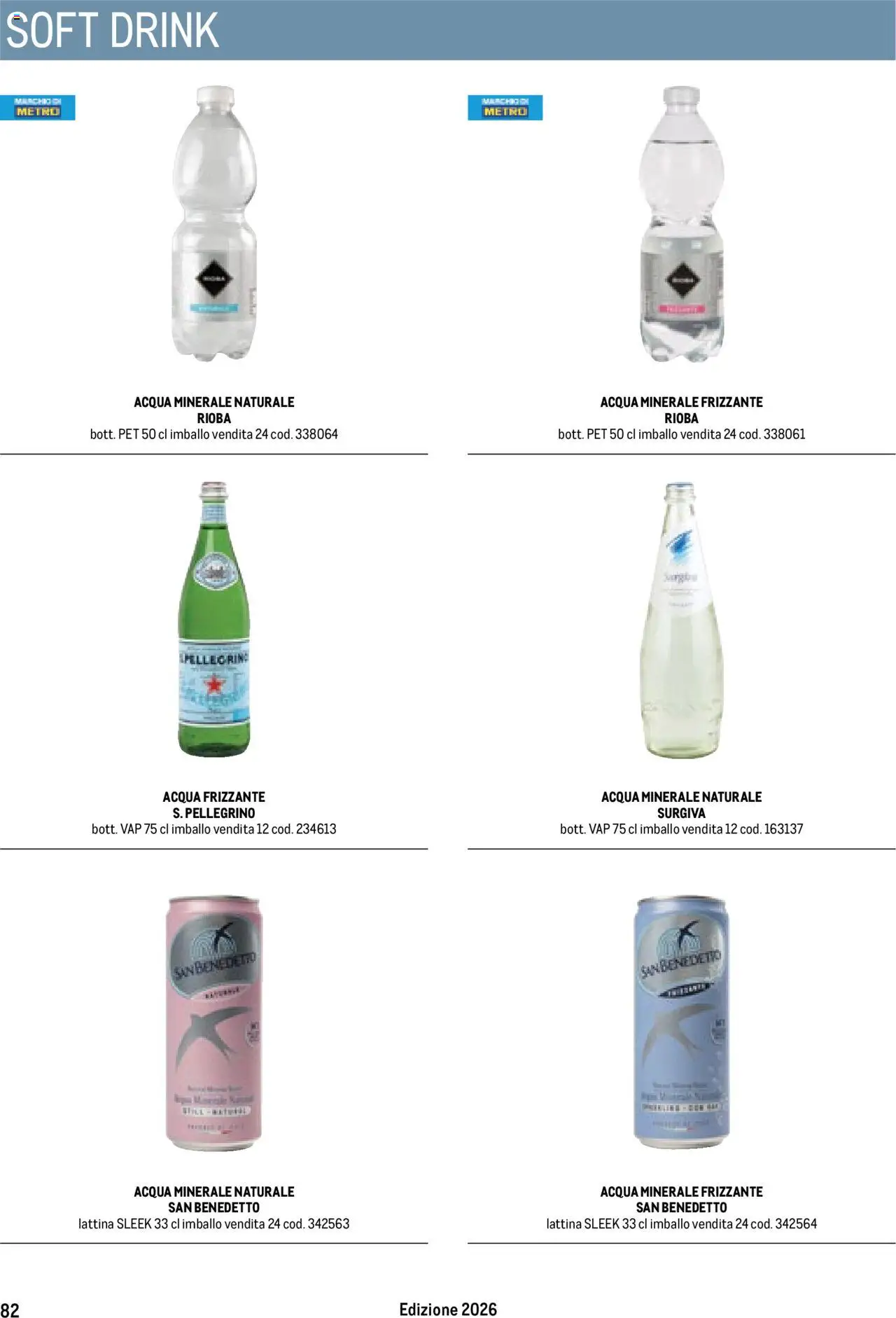 Volantino Metro del 17.10.2025 | Pagina: 82 | Prodotti: Acqua, Acqua minerale