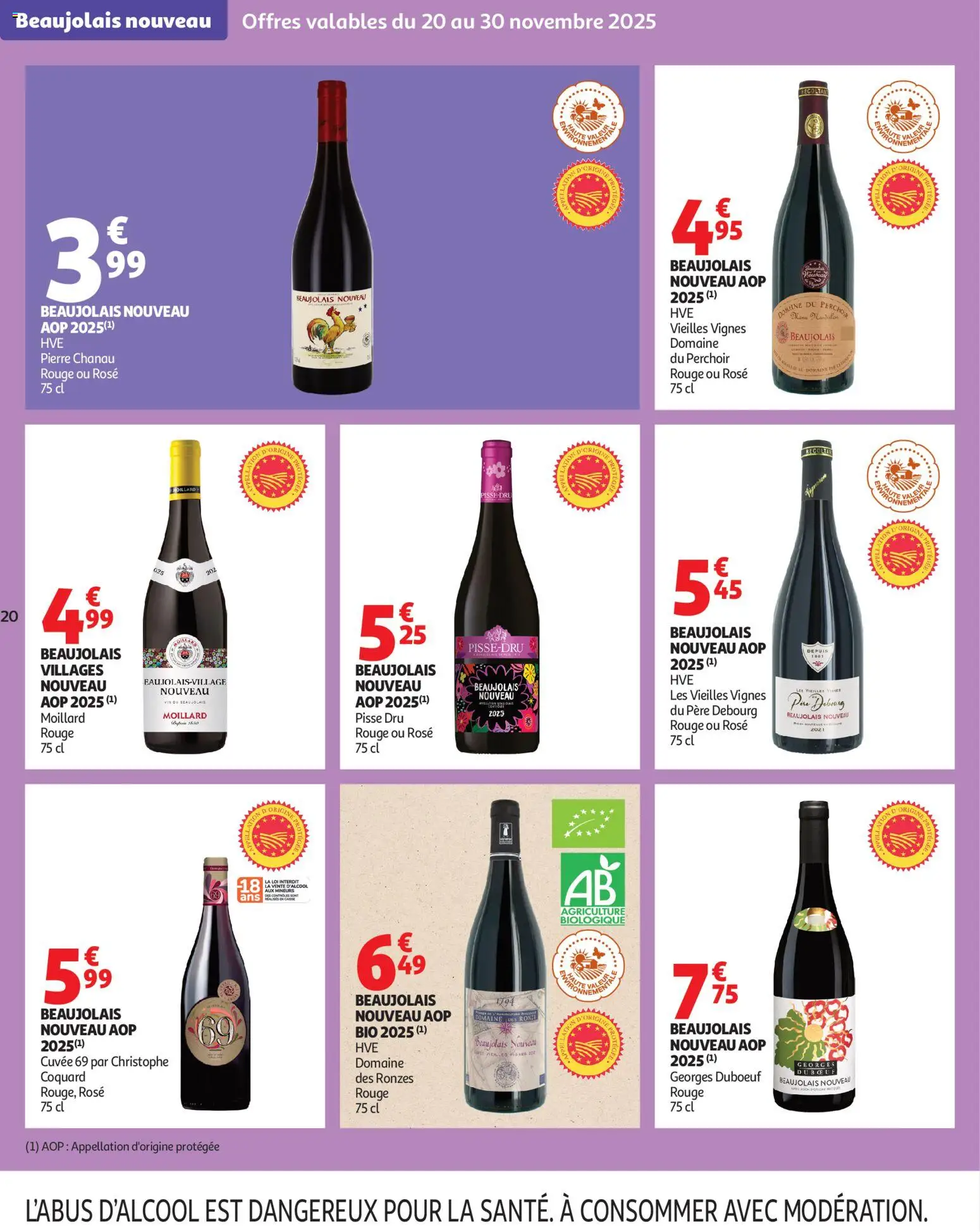 {H1} | Page: 20 | Produits: Vin, Beaujolais Nouveau