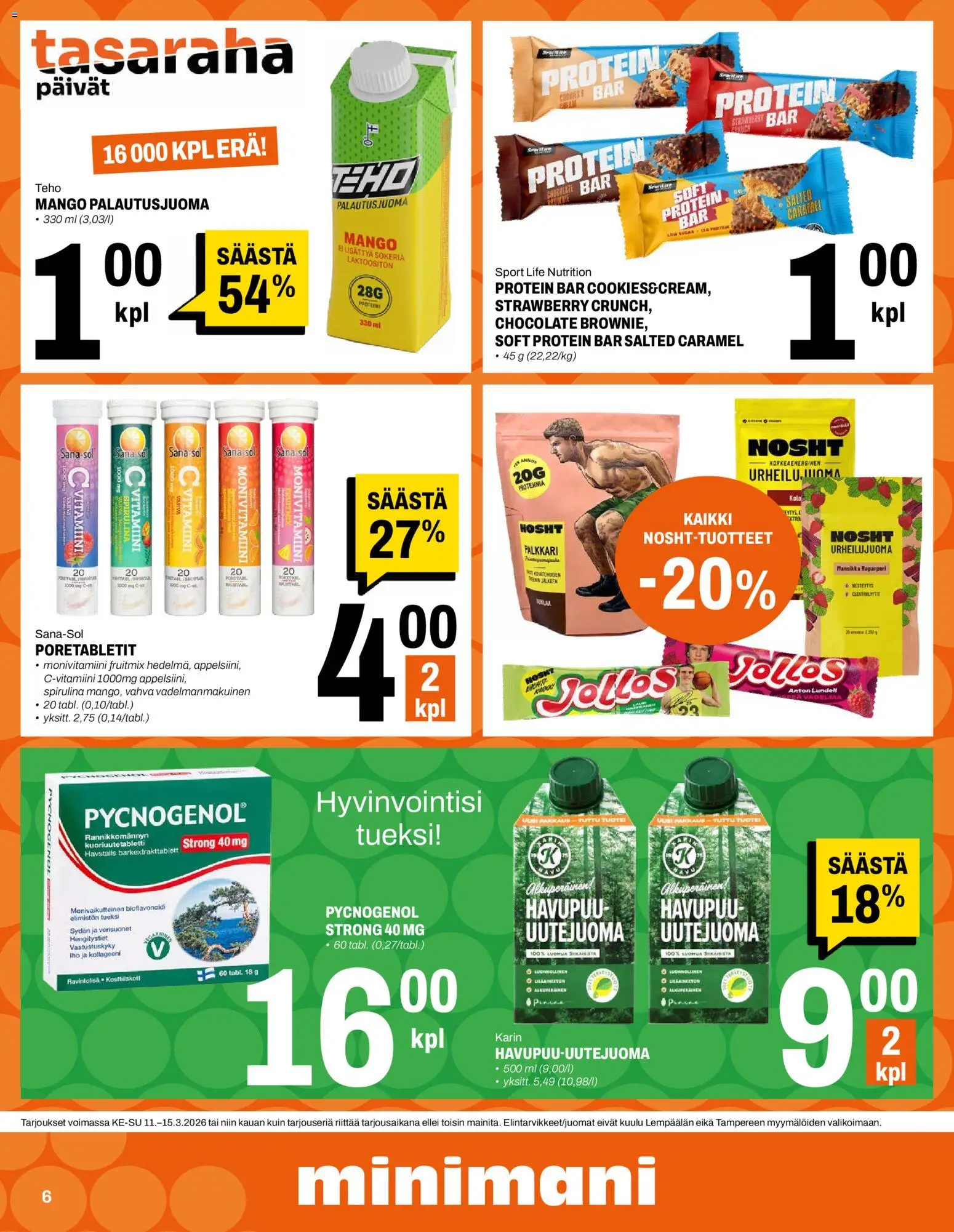 Minimani tarjoukset – voimassa 11.03.2026 alkaen | Sivu: 6 | Tuotteet: Mango