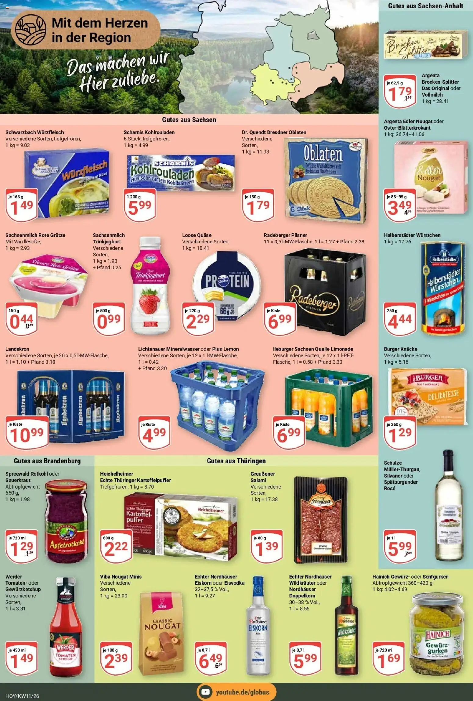 Globus prospekt Hoyerswerda	 – gültig ab 09.03.2026 | Seite: 12 | Produkte: Rotkohl, Salami, Ketchup, Radeberger pilsner
