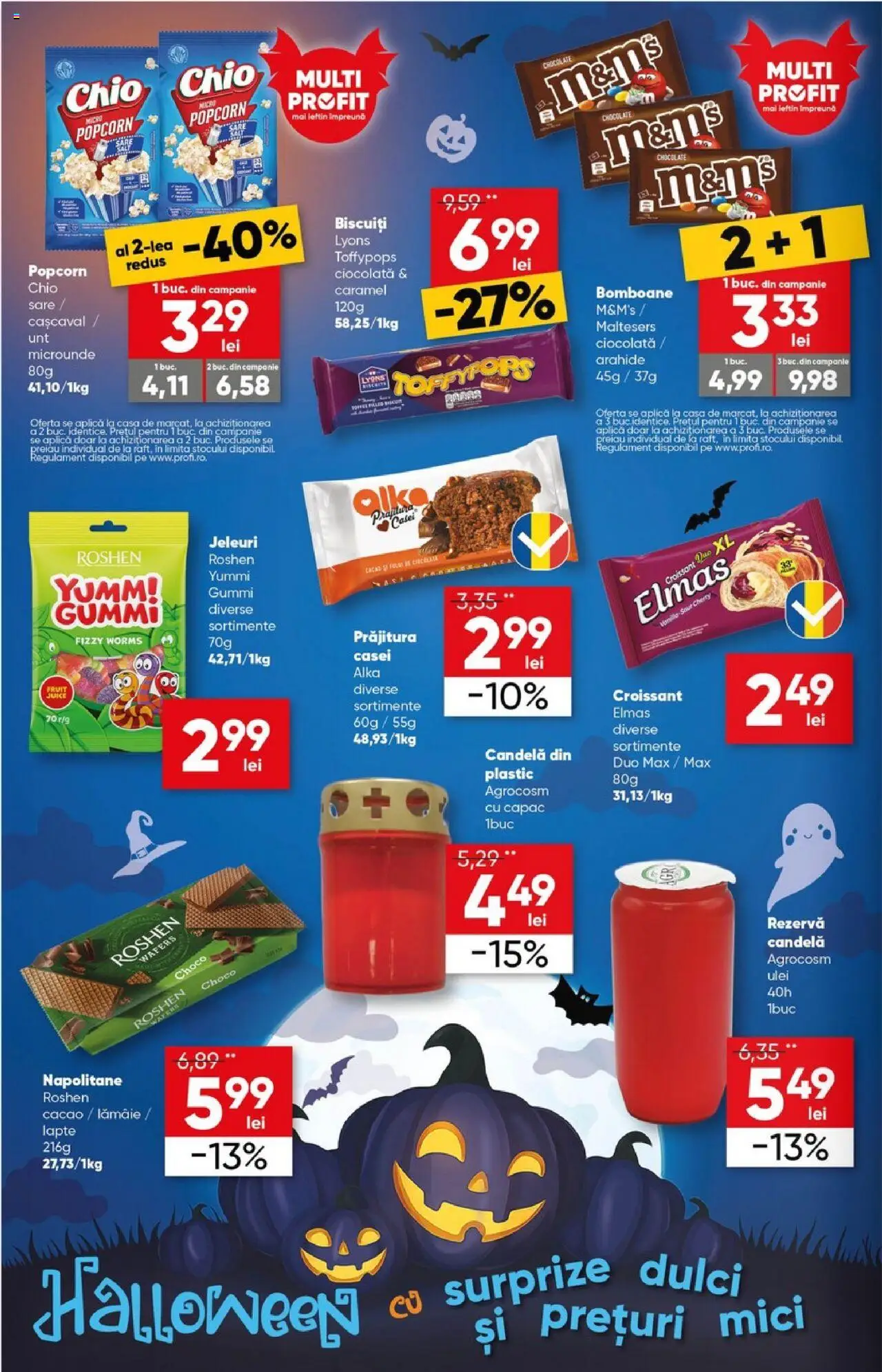 Noul catalog Profi – valabil de la 15.10.2025 | Pagină: 10 | Produse: Cașcaval, Prăjitură, Arahide, Cacao