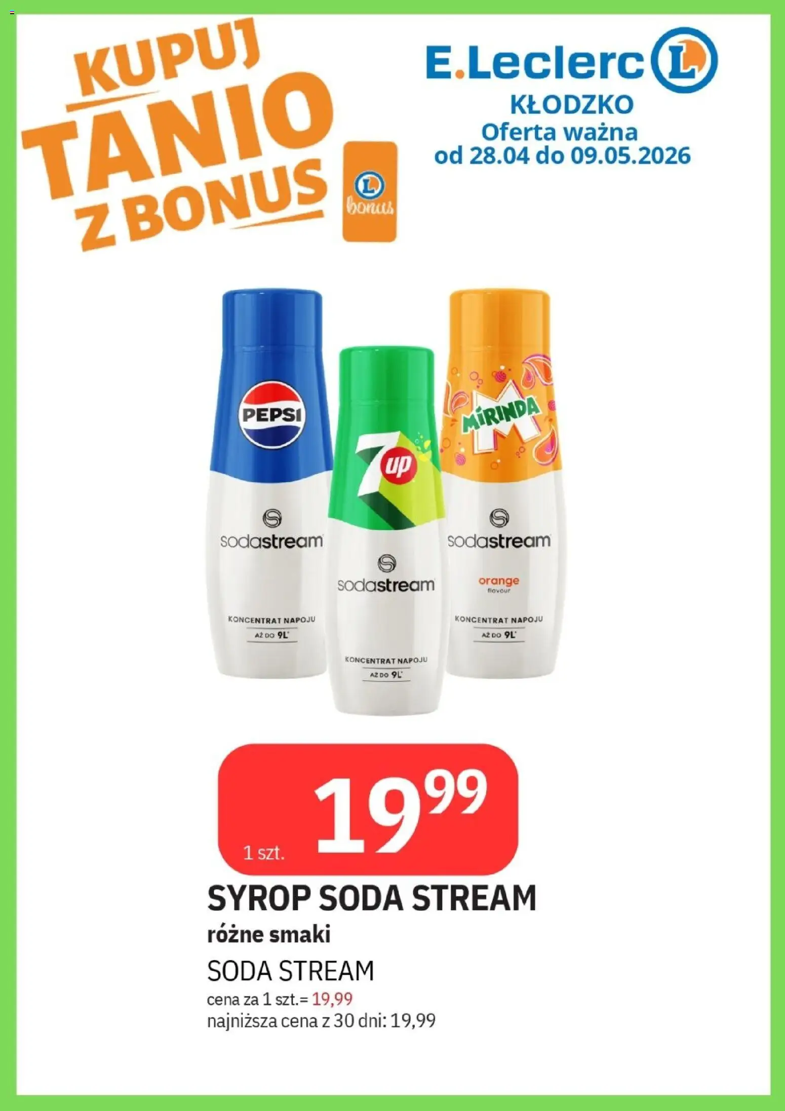 E.Leclerc gazetka - Kłodzko od 28.04.2026 | Strona: 41 | Produkty: Syrop, Pepsi