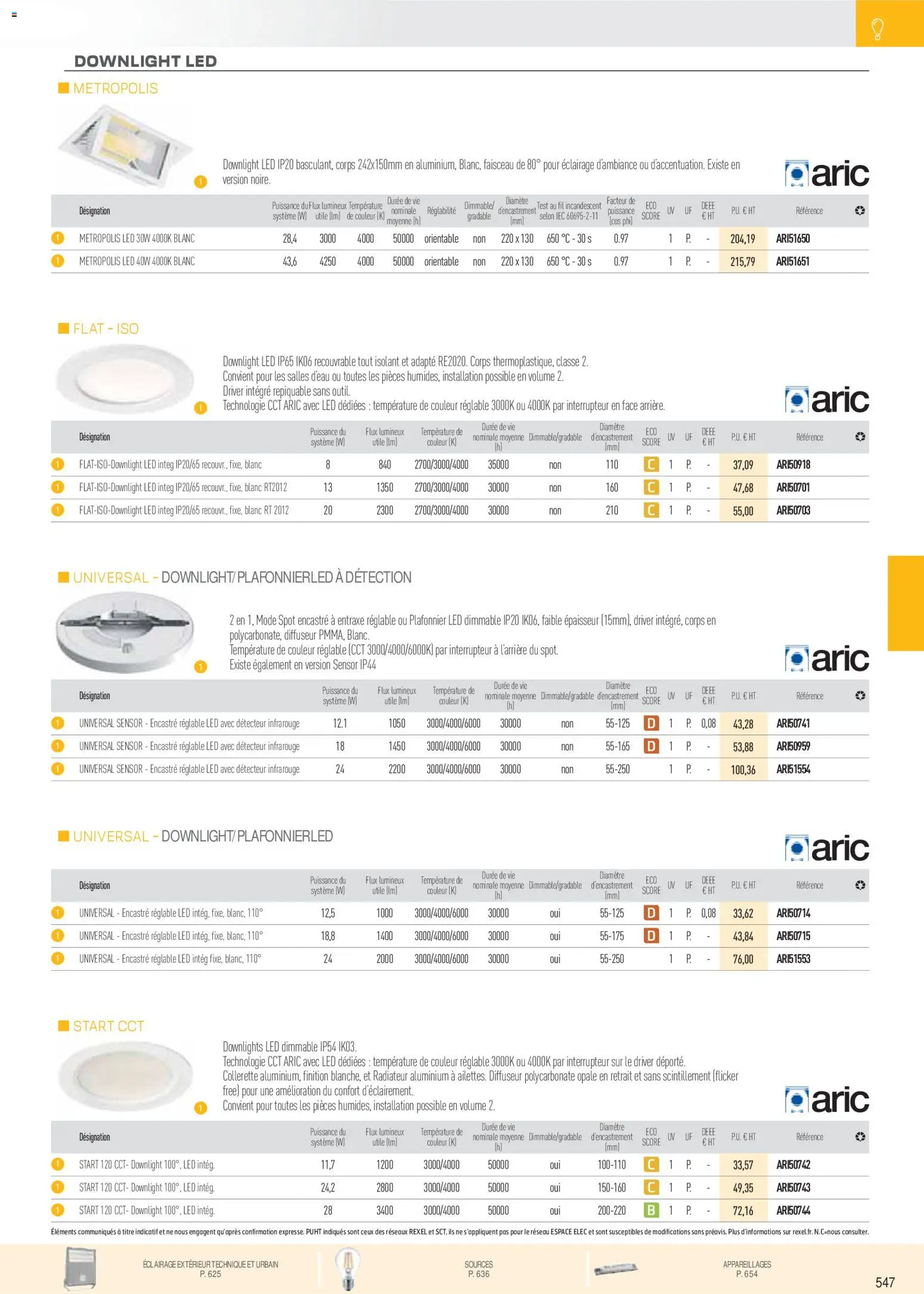 {H1} | Page: 39 | Produits: Plafonnier, Interrupteur, Diffuseur, Radiateur
