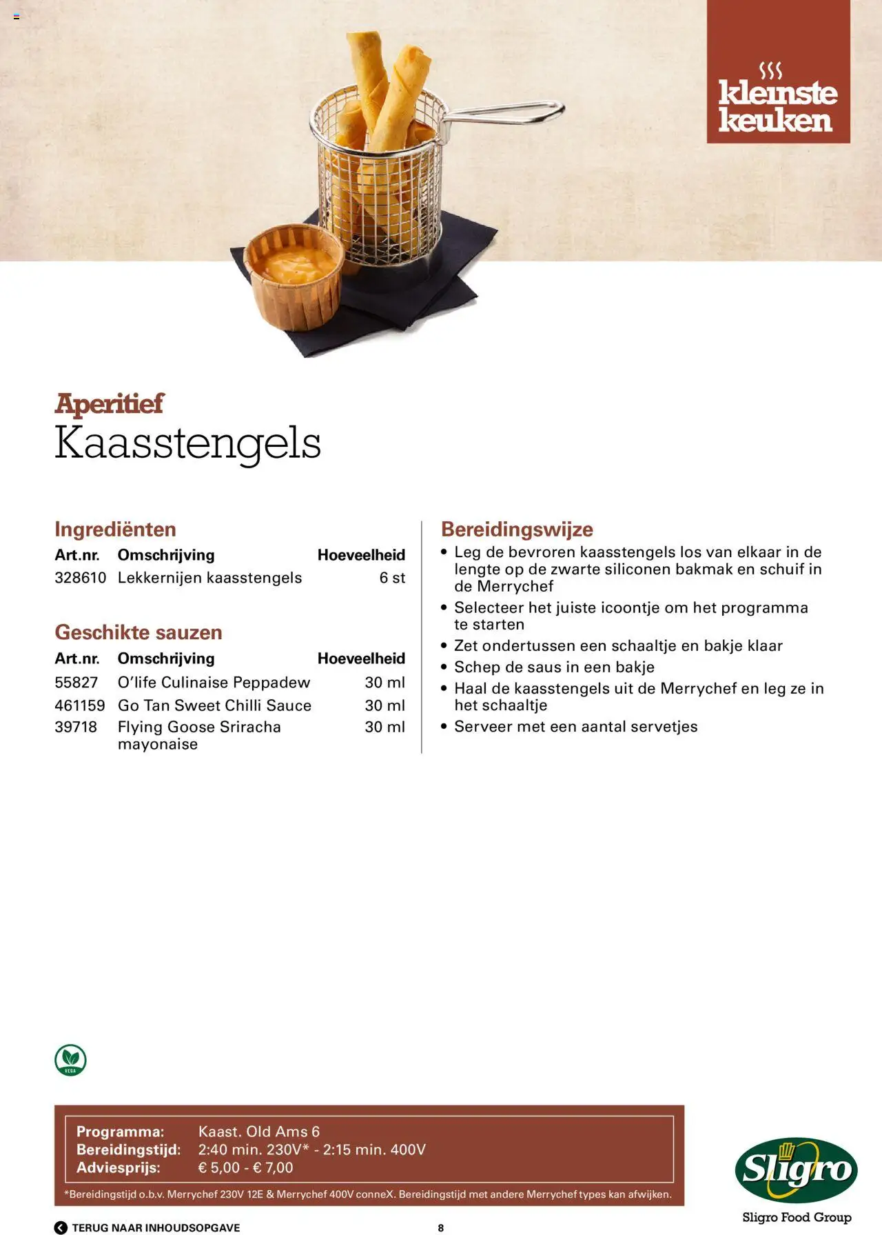 {H1} | Pagina: 8 | Producten: Saus, Keksajt, Schep, Kan
