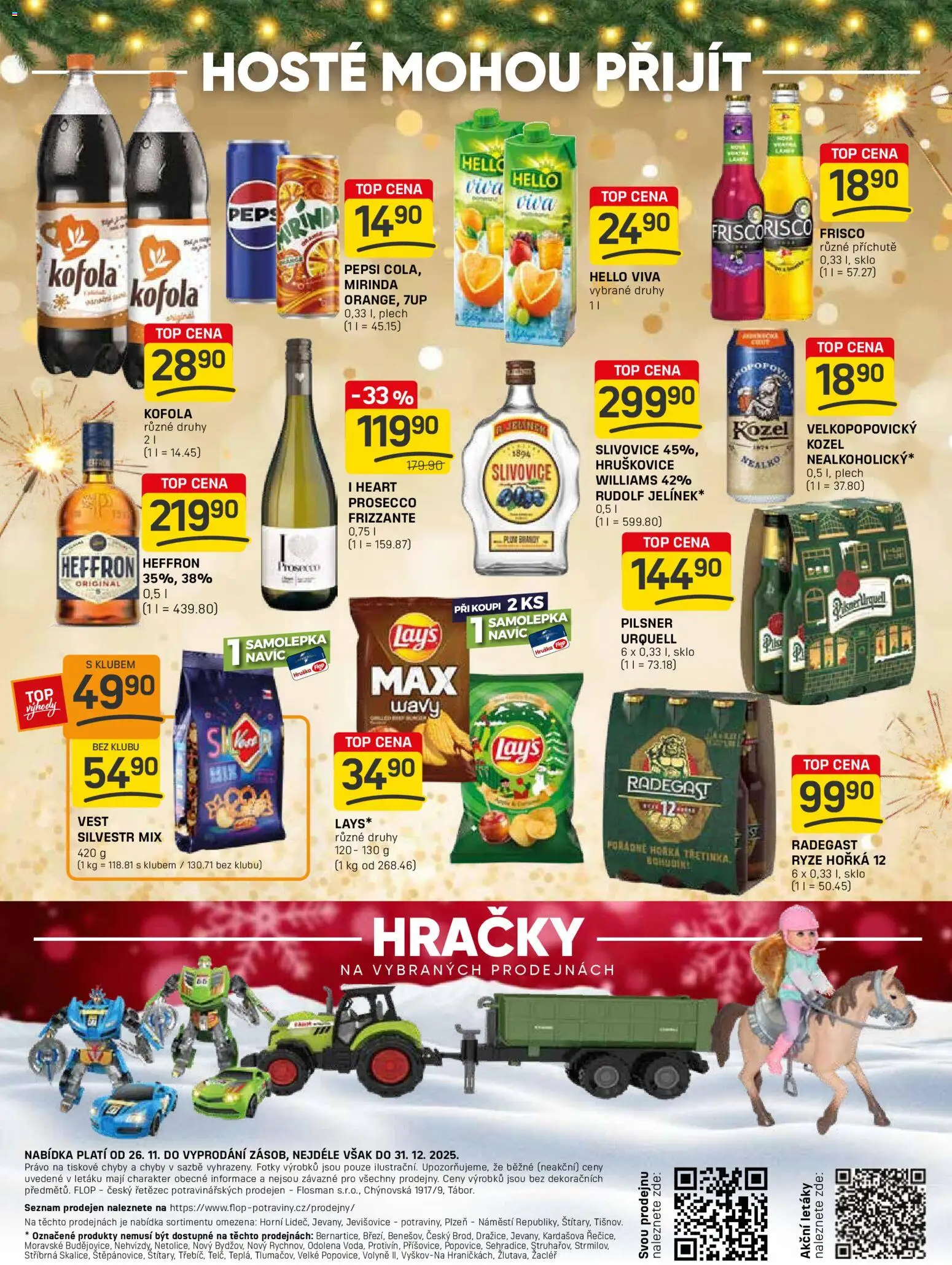 Flop leták - Vánoce od 26.11.2025 | Strana: 12 | Produkty: Heffron, Mirinda, Kofola, Lay's
