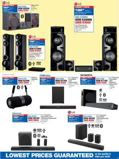 OK Furniture specials catalogue – valid from 19.01.2026 | Page: 9 | Products: Speaker, Soundbar, Subwoofer, Home theatre system