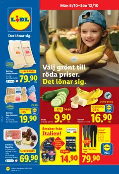 Lidl - erbjudanden - Förhandsvisning av reklamblad från butik Lidl aktuell från 06.10.2025