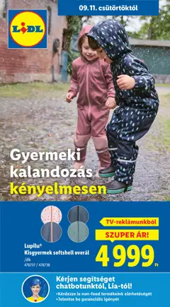 Lidl - Nonfood kínálatunk - amely érvényes a következő dátumtól: 11.09.2025