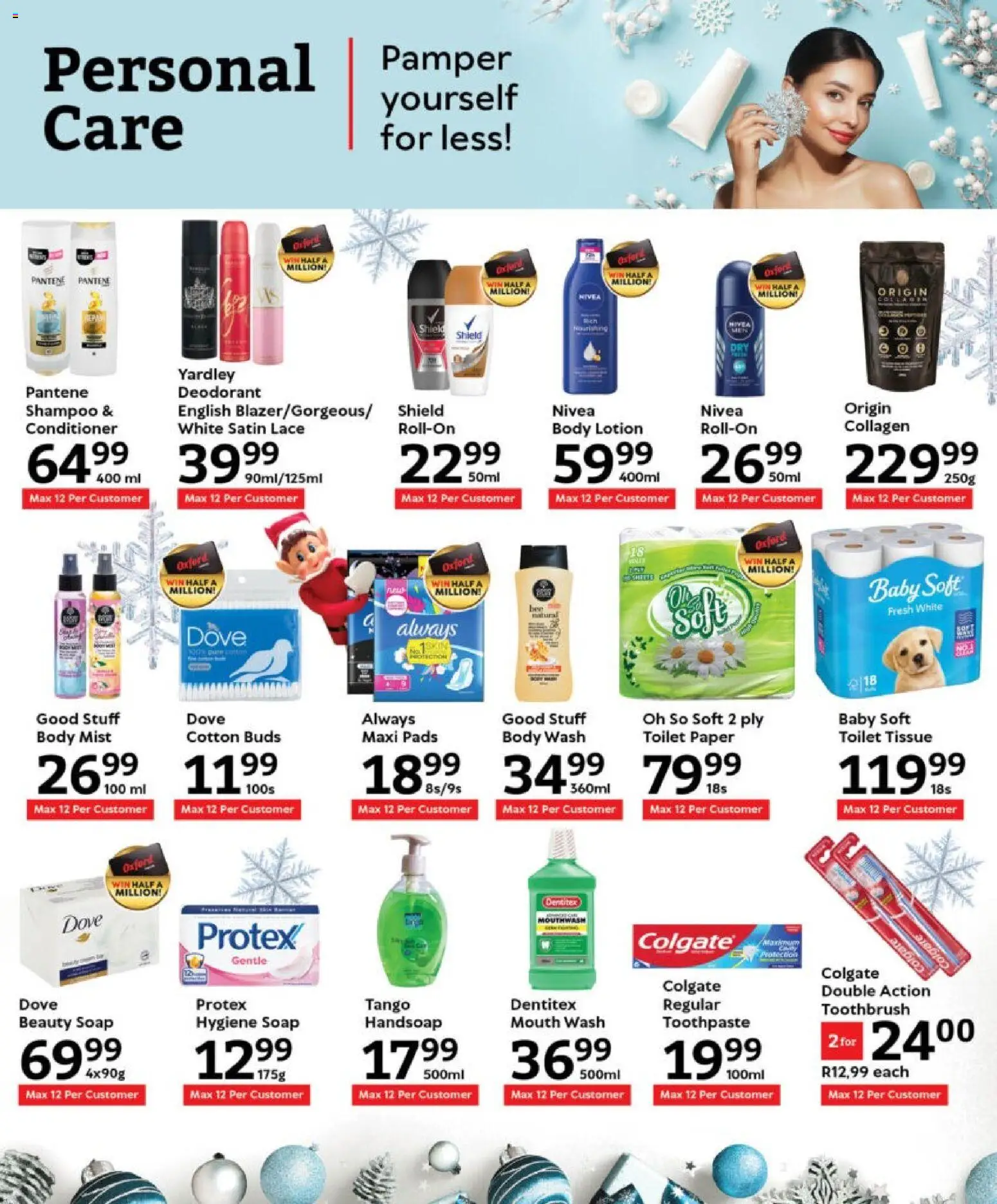 New Oxford Freshmarket catalogue – valid from 03.12.2025 | Page: 20 | Products: Soap, Deodorant, Toothpaste, Toothbrush