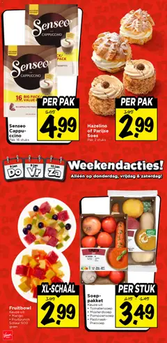 Vomar - Folder - Voorbeeld van een folder van Vomar, geldig van 04.01.2026 | Pagina: 38 | Producten: Tomaten, Schaal, Mango, Cappuccino