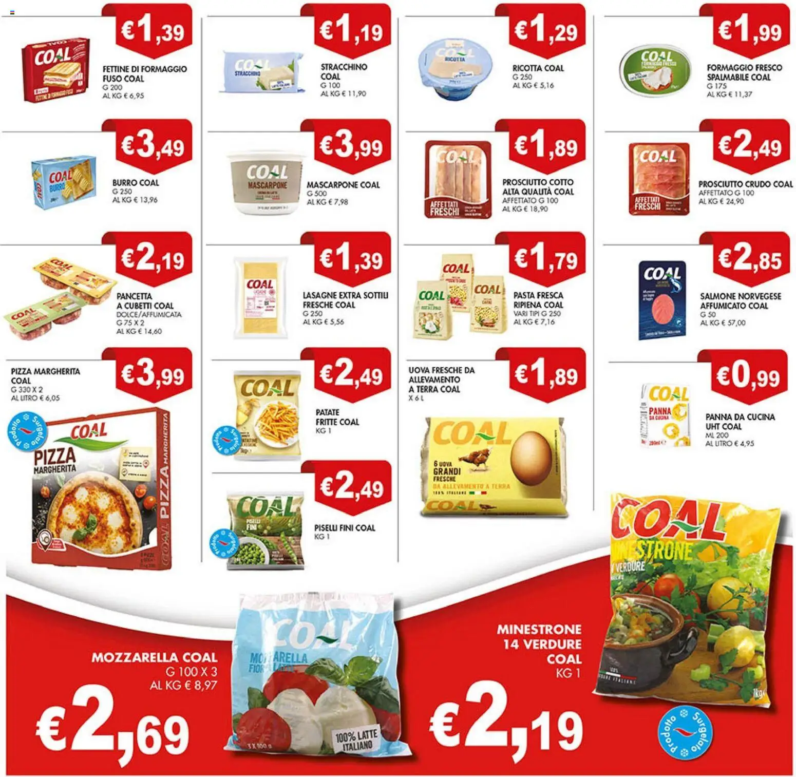 Volantino Coal del 03.02.2026 | Pagina: 2 | Prodotti: Panna, Patate, Verdure, Burro