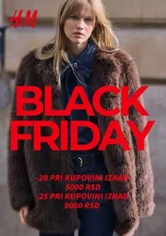 H&M Black Friday  - pregled H&M kataloga - važi od 26.11.2025