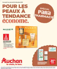 Auchan - Prévisualisation de Auchan - Pour les peaux à tendance économe valide à partir de 02.12.2025