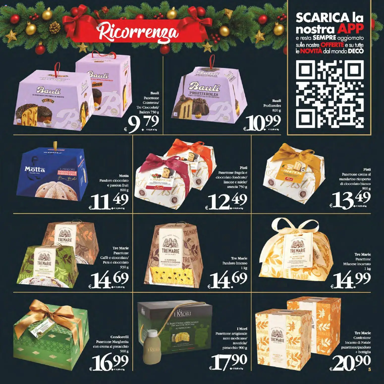 Volantino Decò del 16.12.2025 | Pagina: 5 | Prodotti: Crema, Limone, Pera, Panettone