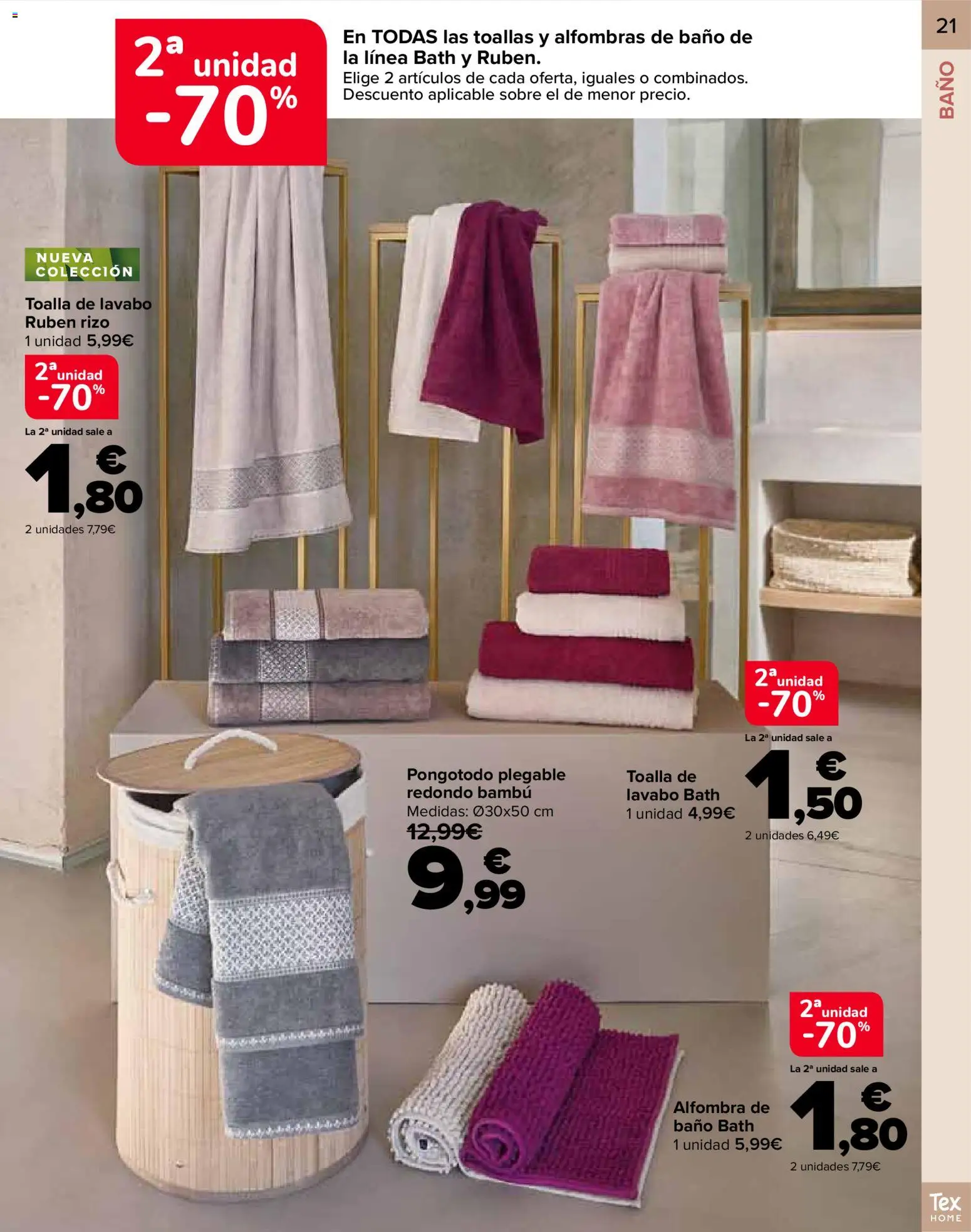 Carrefour folleto │ válido desde el 09.01.2026 | Página: 21 | Productos: Lavabo, Baño, Alfombra