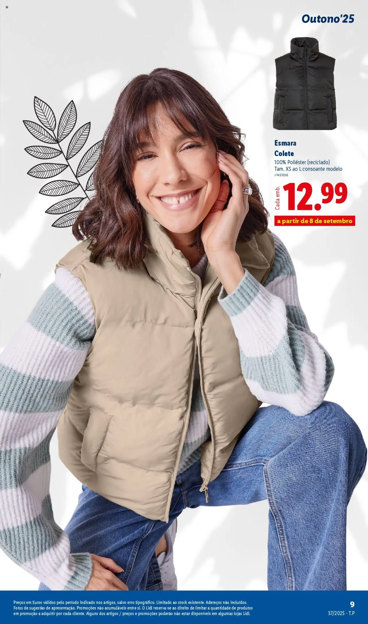Lidl - Coleção Outono │ válido de 08.09.2025 | Página: 9 | Produtos: Colete