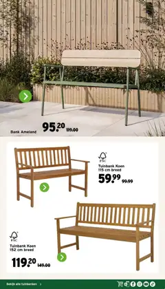 GAMMA folder - Tuinmeubelen special - Voorbeeld van een folder van GAMMA, geldig van 30.03.2026 | Pagina: 9 | Producten: Bank