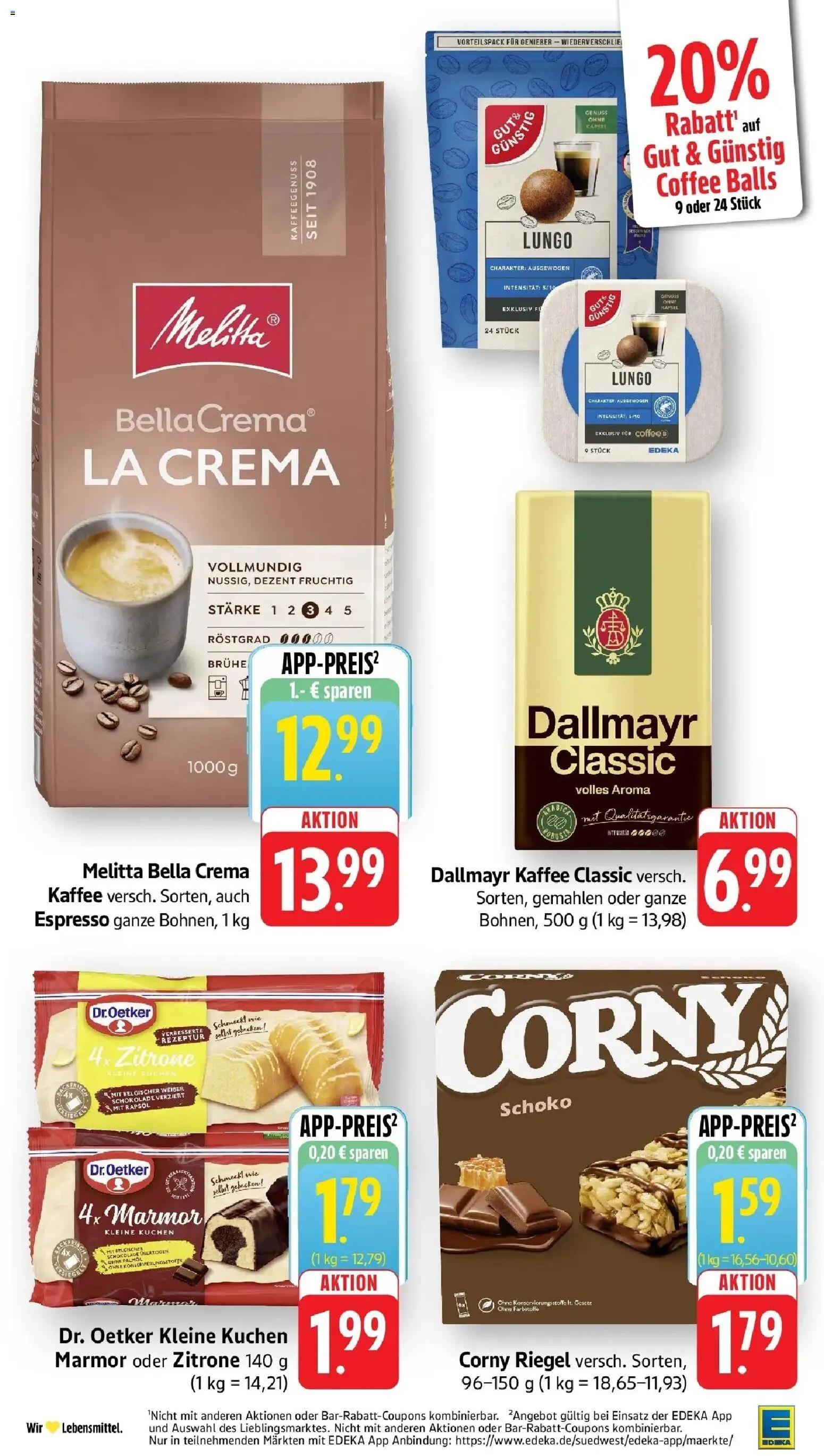 Edeka prospekt Heppenheim	 – gültig ab 12.04.2026 | Seite: 26 | Produkte: Melitta kaffee, Kaffee, Zitrone, Kuchen